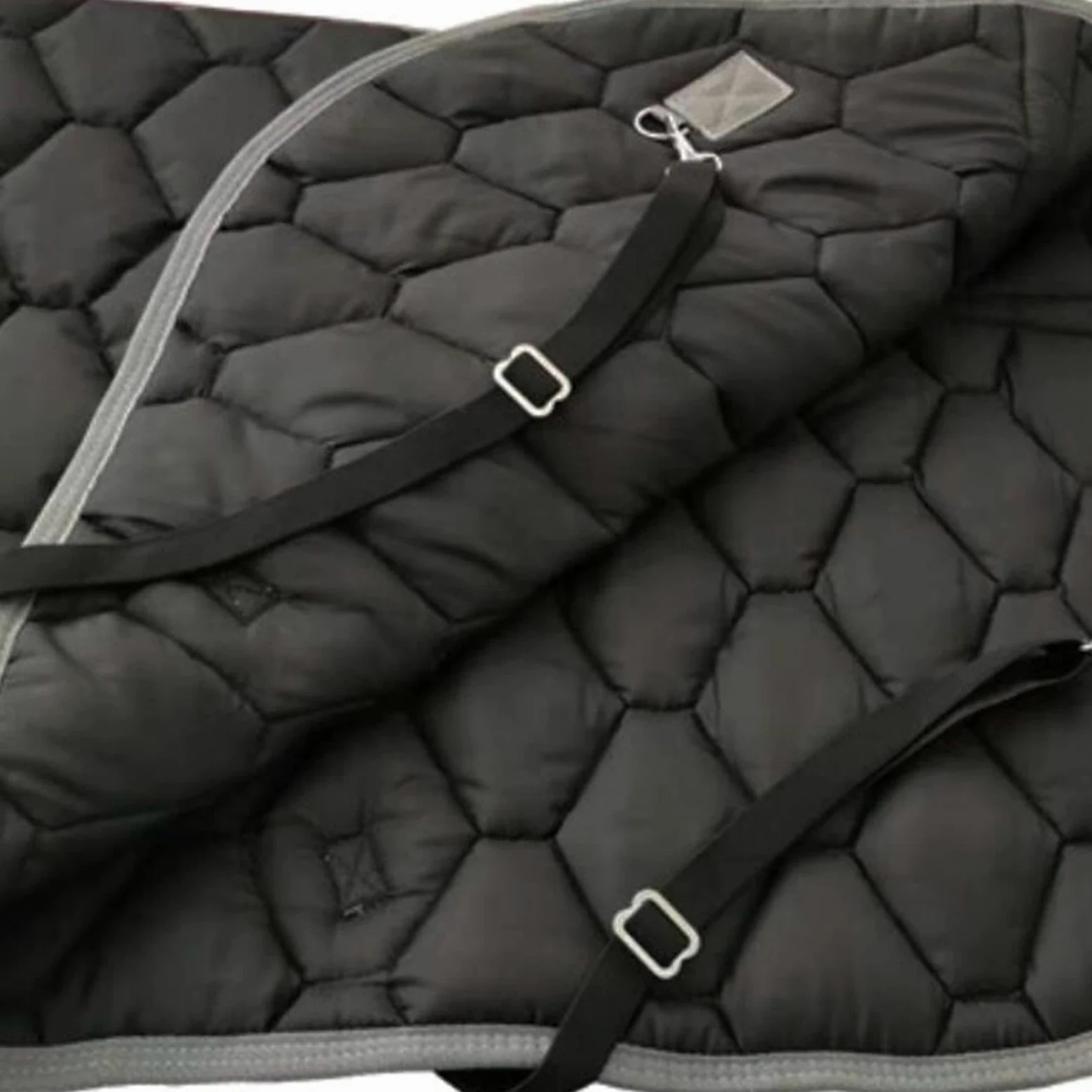 Coperta per Cavalli in Tessuto Oxford Resistente, Indumento Invernale Impermeabile, Lenzuolo da Equitazione Traspirante, Abbigliamento Caldo Adatto al, Nero 90cm