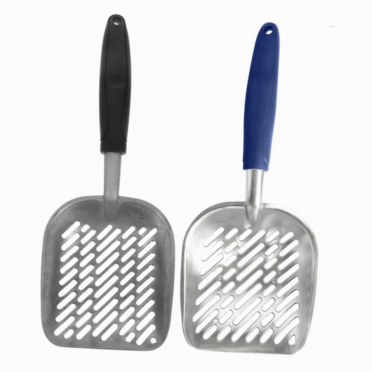Gatuida 2 Lettiera in con Ergonomico Antiscivolo Fori Larghi per Setaccio Strumento Resistente per Pulizia e Duratura