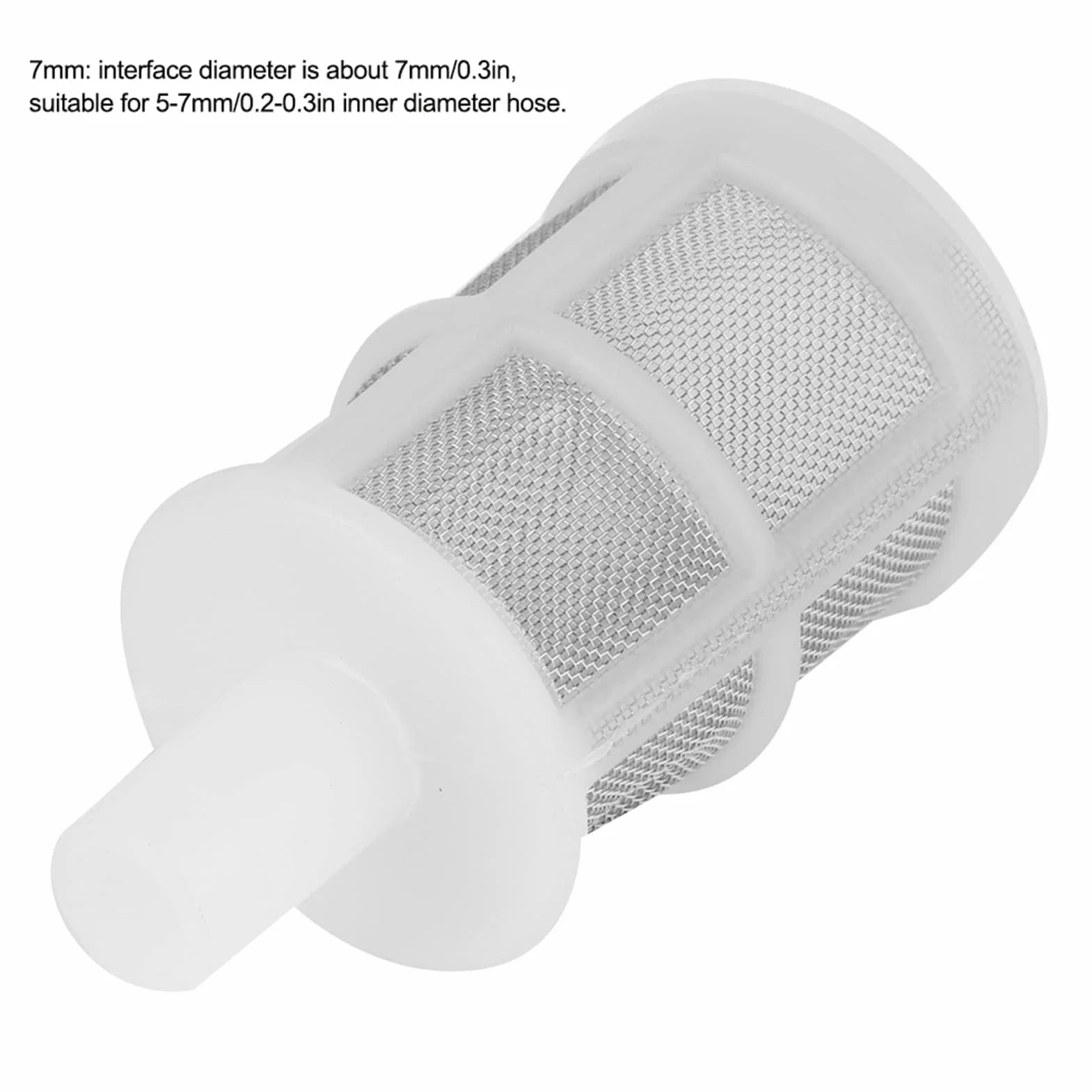 10Pcs Fish Tank Pompa Acqua Filtro Pompa Acqua Tubo Netto Pompa Acqua Filtro Netto Spruzzatore Filtro per 7mm o 10mm Tubo