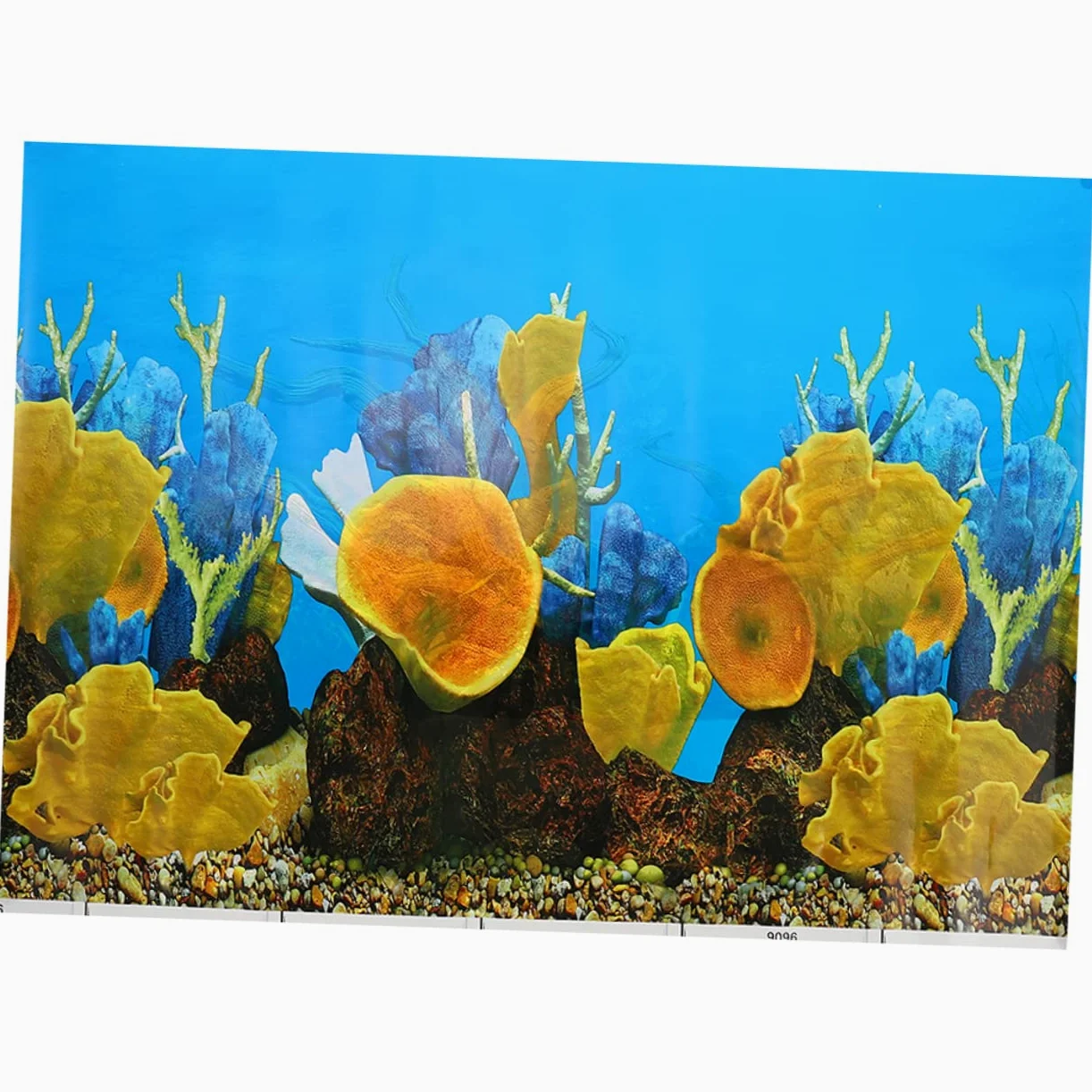 UPKOCH 4 Pezzi Sfondo del Serbatoio del Pesce Acquario sotto Lo Sfondo dell'Oceano sfondi pianta Decorazione del Fondo del carro Armato di Pesci Decalcomania di Sfondo Acquario Vinile