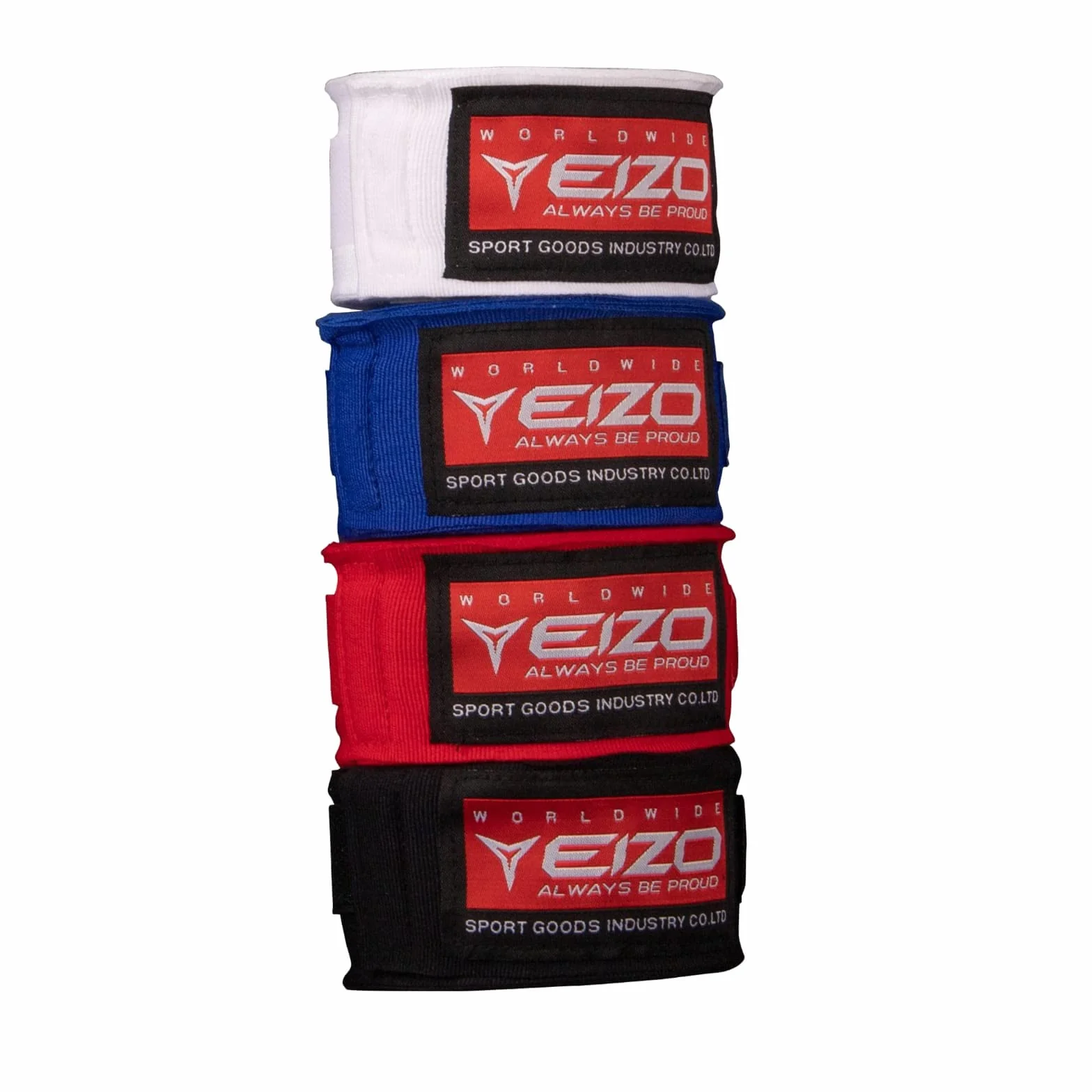 EIZO Bendaggi Boxe in Cotone Premium semielastici 5 mt, Fasce Boxe, Fasce Kick Boxing, bendaggi Muay Thai, Boxing handwraps 5 mt per Arti Marziali e Sport da Combattimento