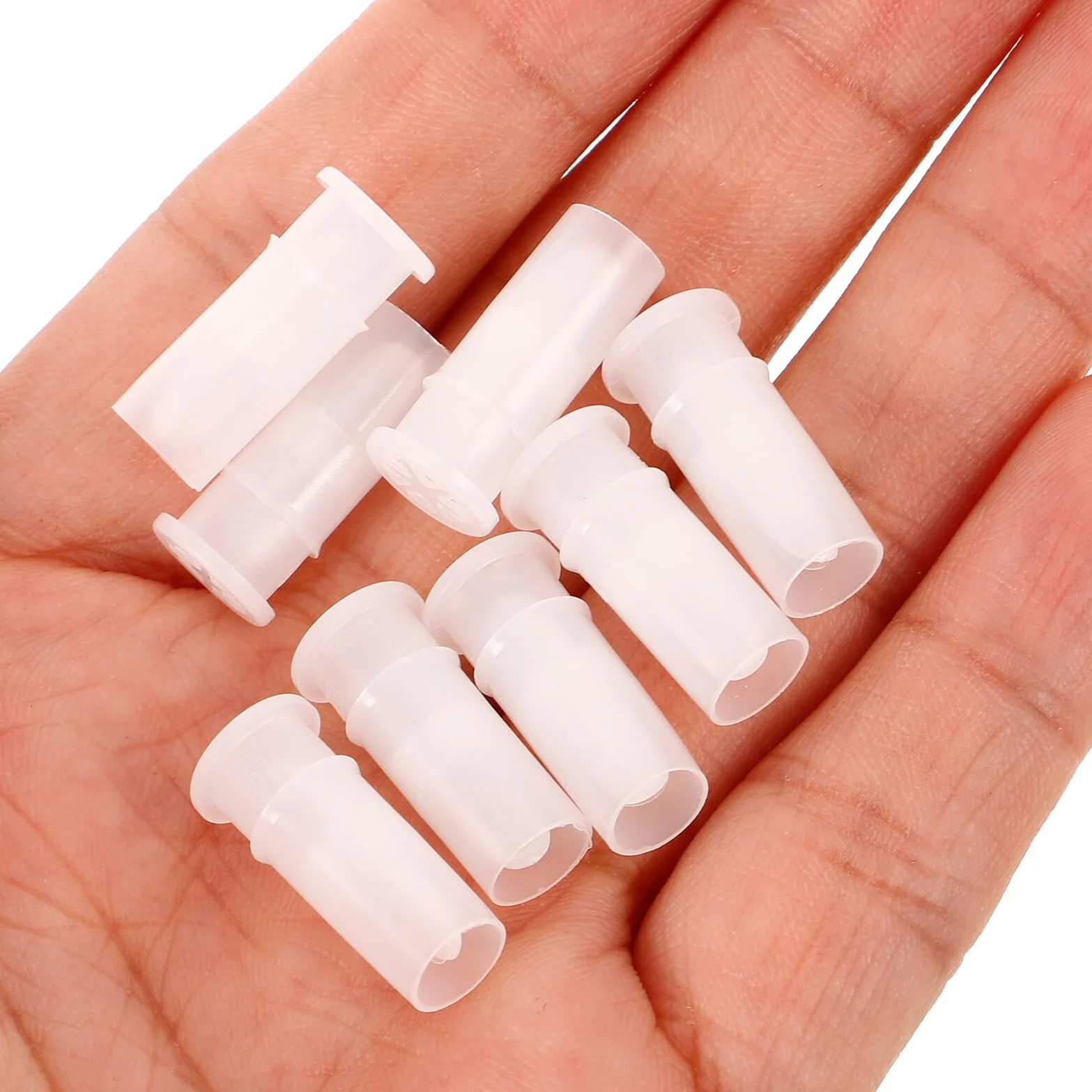 GARVALON 100 Pezzi Inserti Fischietti per Bambole di Peluche Doppio Suono Ricambi Squeaker per Giocattoli Cani e Palline Animali Domestici Accessori per Riparazione Giocattoli Peluche