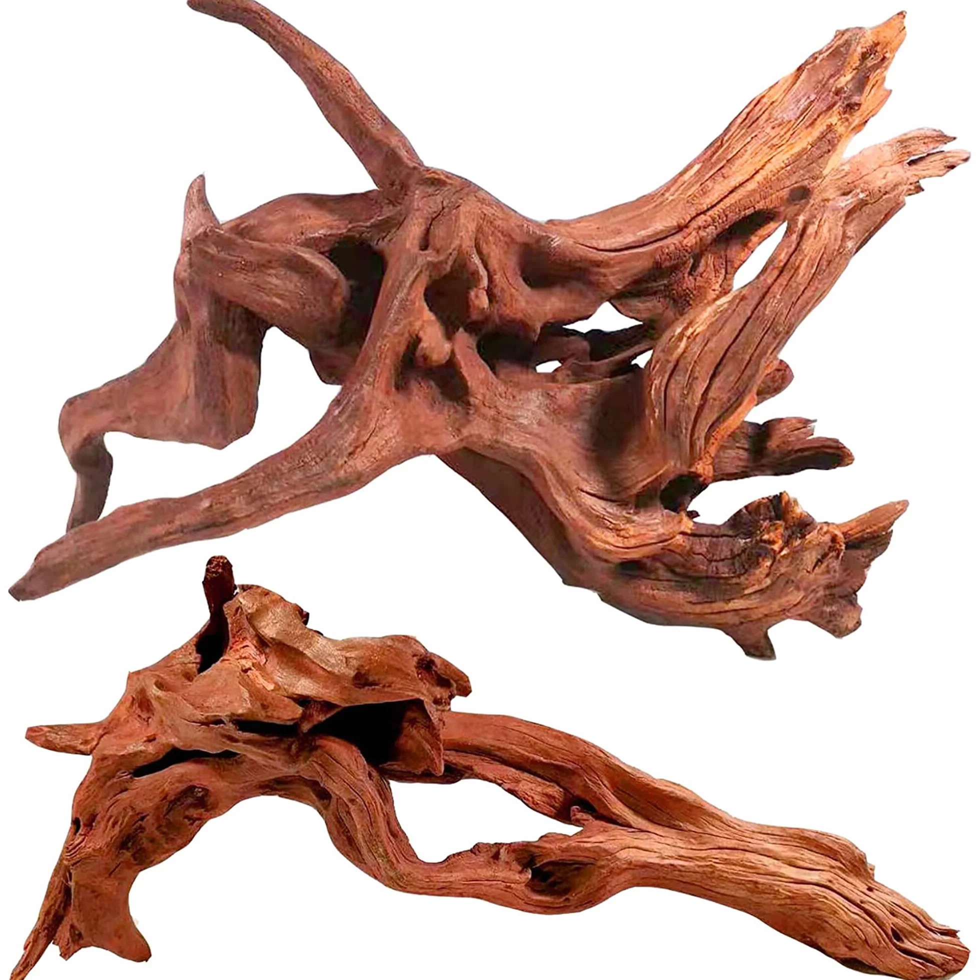 WDEFUN Legno Naturale Grande per Decorazione Acquario Decorazione Acquario Acquario Decorazione Acquario 2 Pezzi 22,9-35,6 cm Rami Assortiti per Decorazioni su rettili Serbatoio