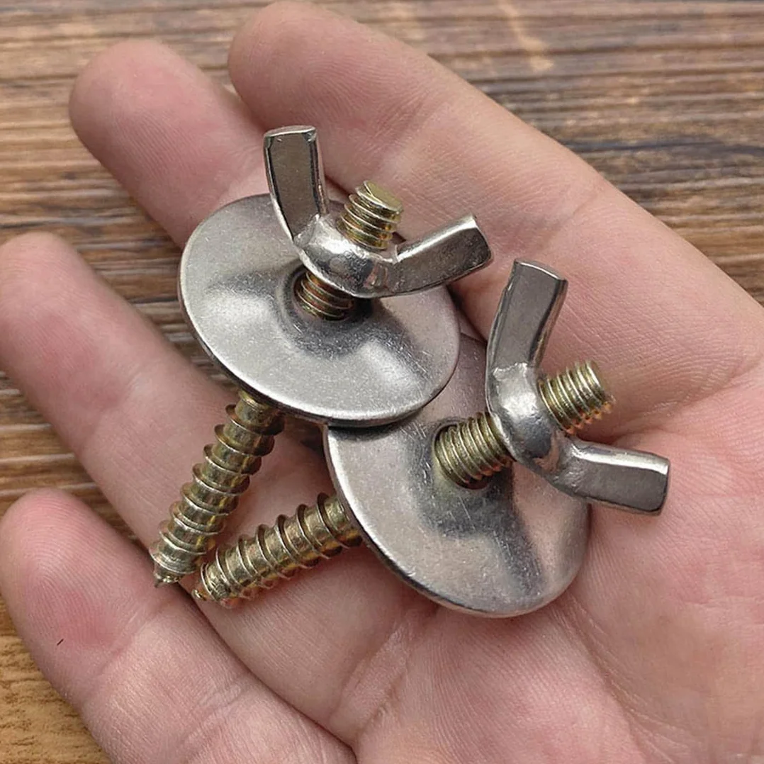 Posatoi per Uccelli, 10 Set di Viti per Rami per Posatoi in Legno di Uccelli, Set autoassemblante per Il Fissaggio della Gabbia, posatoi e Nido, per pappagalli e Simili, Uccelli Pappagallo