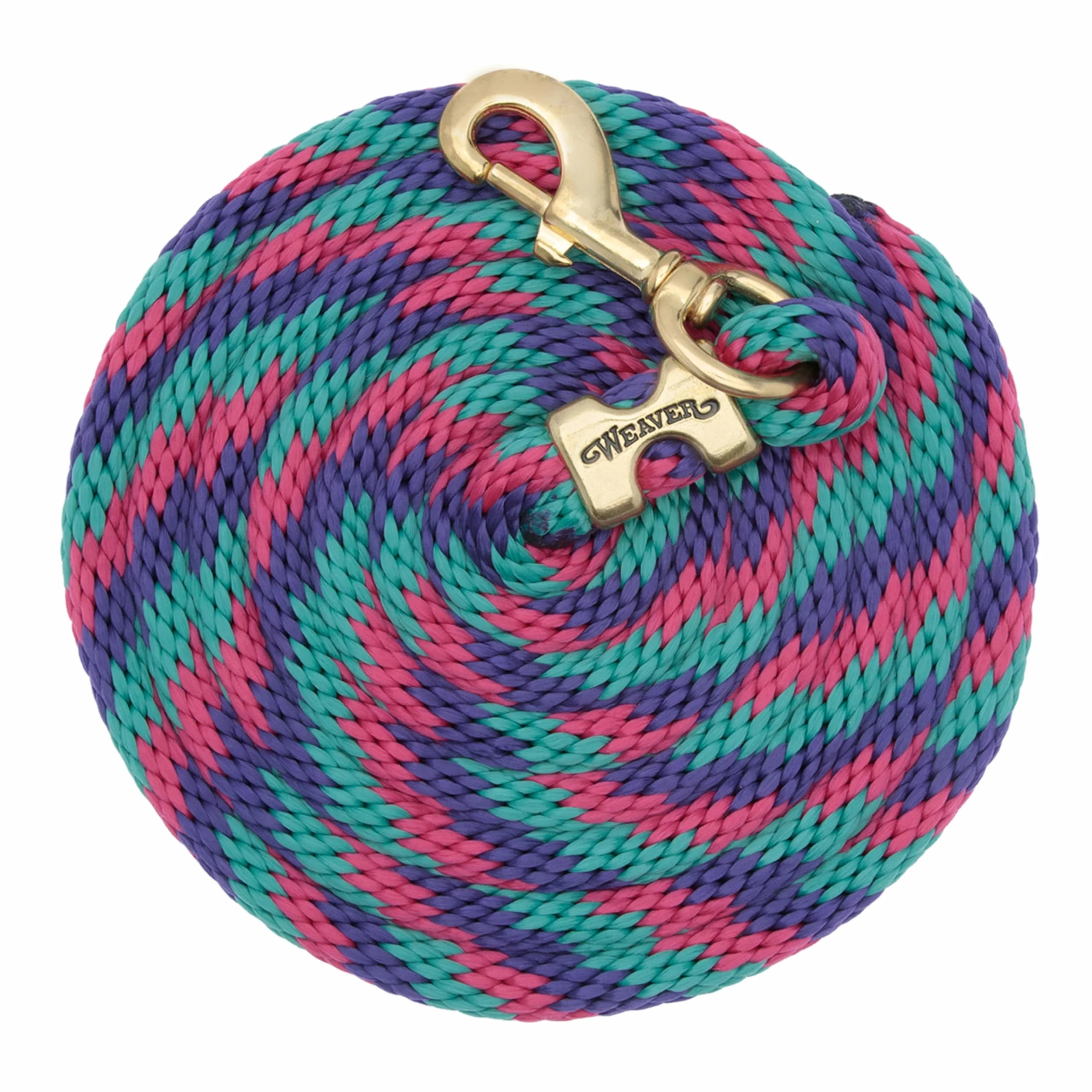Weaver Leather Poly Lead Rope with a Solid Brass 225 Snap