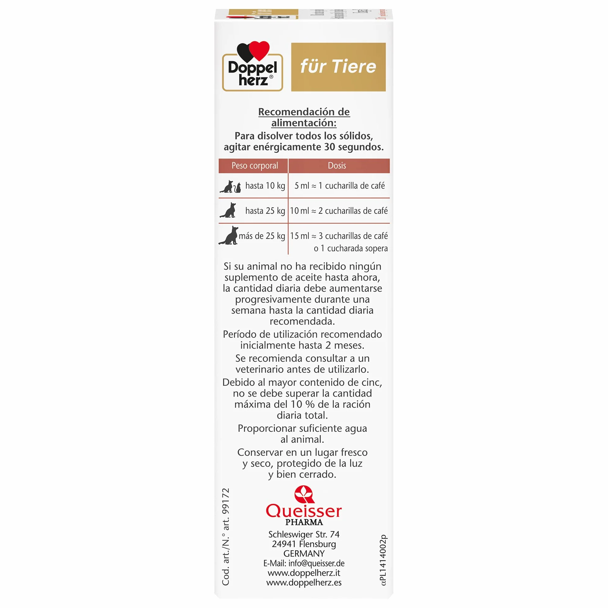 Doppelherz Complesso Cute e Pelo per Gatti, Supporto alla Funzione Dermica in Caso di Dermatosi ed Eccessiva Perdita di Peli, omega-3+6, biotina, vitamine B+E+A, 25 Creme da Leccare