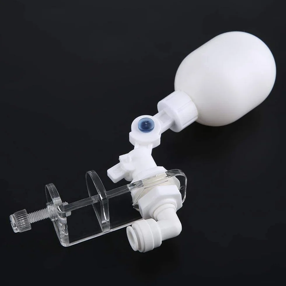 Auto Water Filler Controller Sistema di Auto-rabbocco Regolatore del Livello dell'Acqua Valvola a Galleggiante Regolabile Montaggio per Acquario Pet Supplies