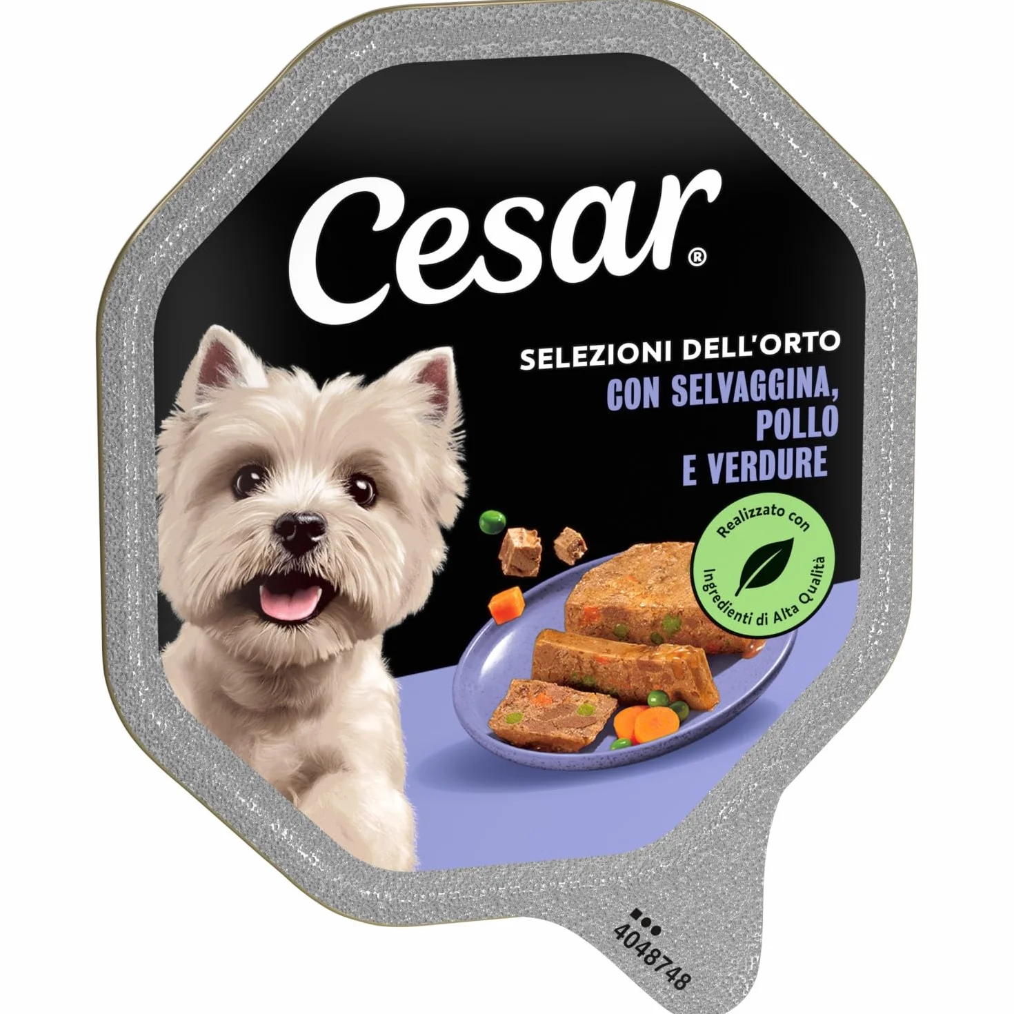 Cesar Selezione dell'orto Cibo per Cane con Selvaggina, Pollo e Verdure 150 g, 14 Vaschette