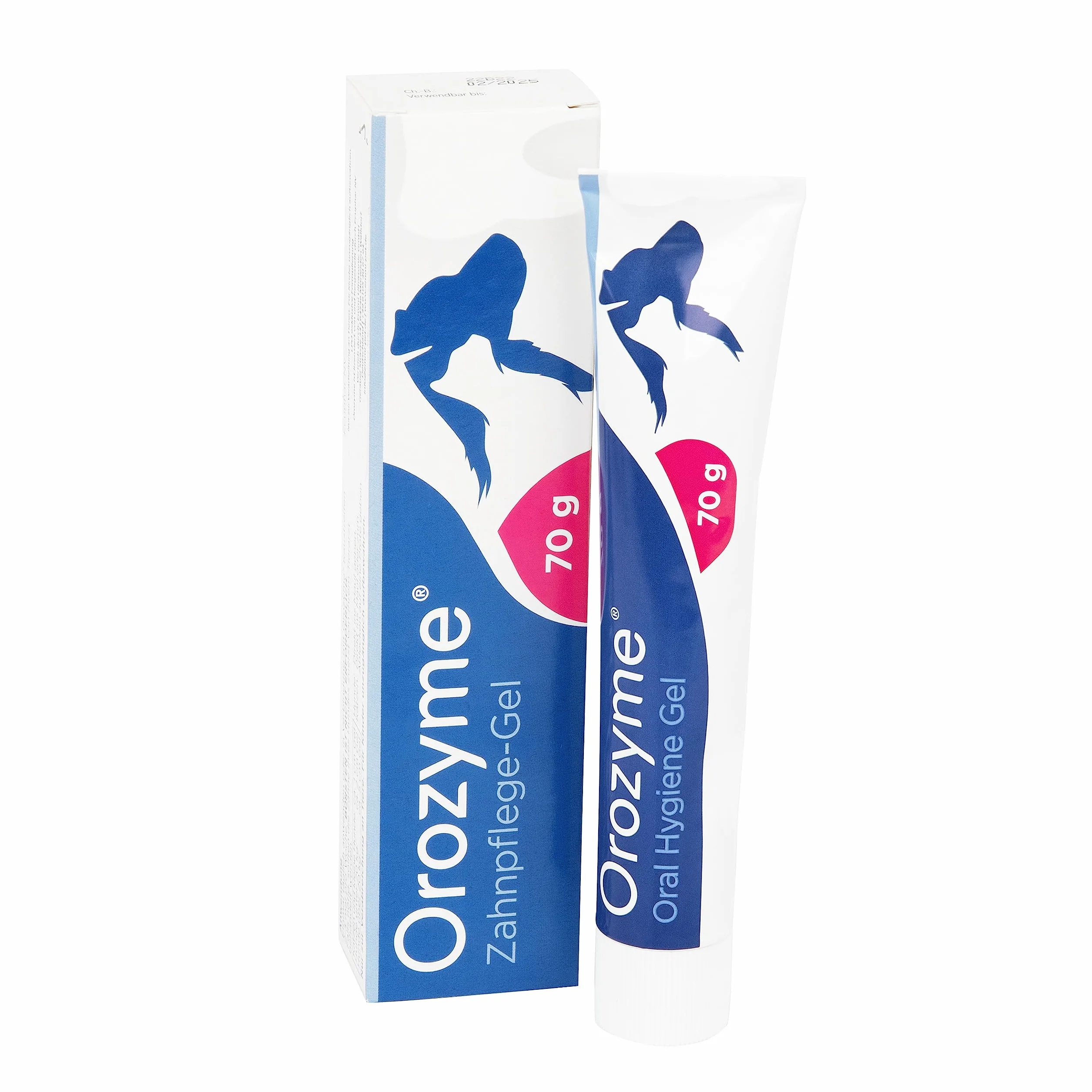 emmi-pet 1x Orozyme gel dentale per cani e gatti con funzione autopulente I Dentifricio per cani