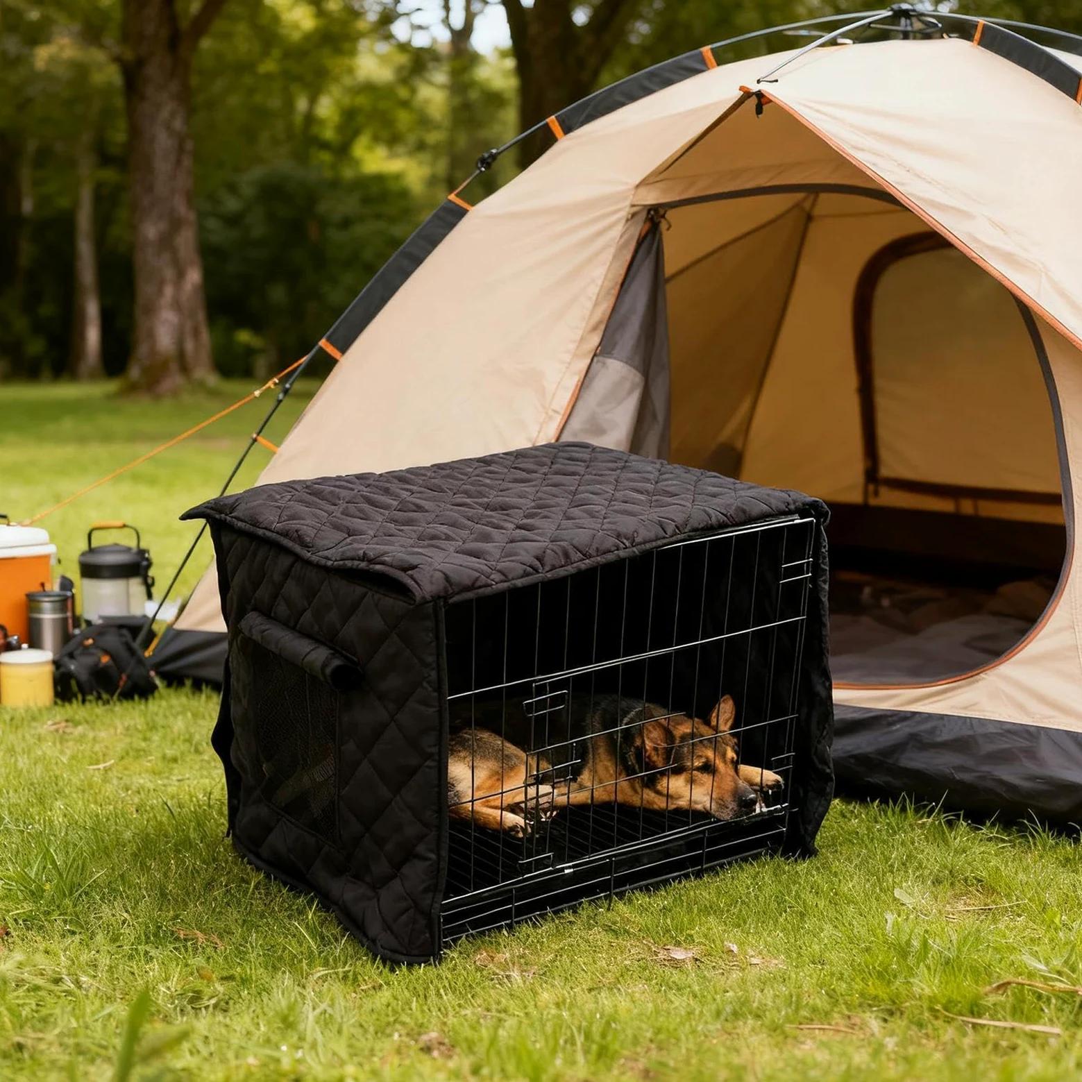 Copertura Per La Cuccia Dei Cani Ombreggiatura Traspirante Per Gabbia | Impermeabile Isolato Copertura Per Cuccia Per Inverno Interno Viaggio Recinto Da Esterno Casa
