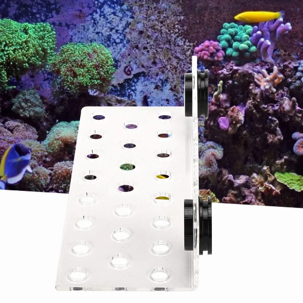 Jeanoko Vasca per Pesci Accessori Rack 3 Diversi Tipi Frag Rack 23 Fori