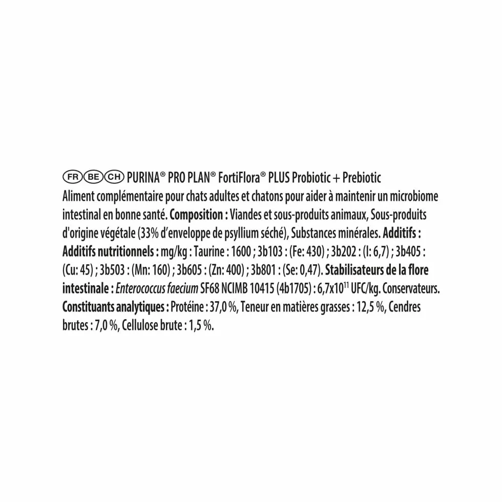 PURINA | ProPlan FortiFlora Plus Gatti, 30 buste x 1,5 grammi - Aiuta a mantenere la salute del microbioma intestinale