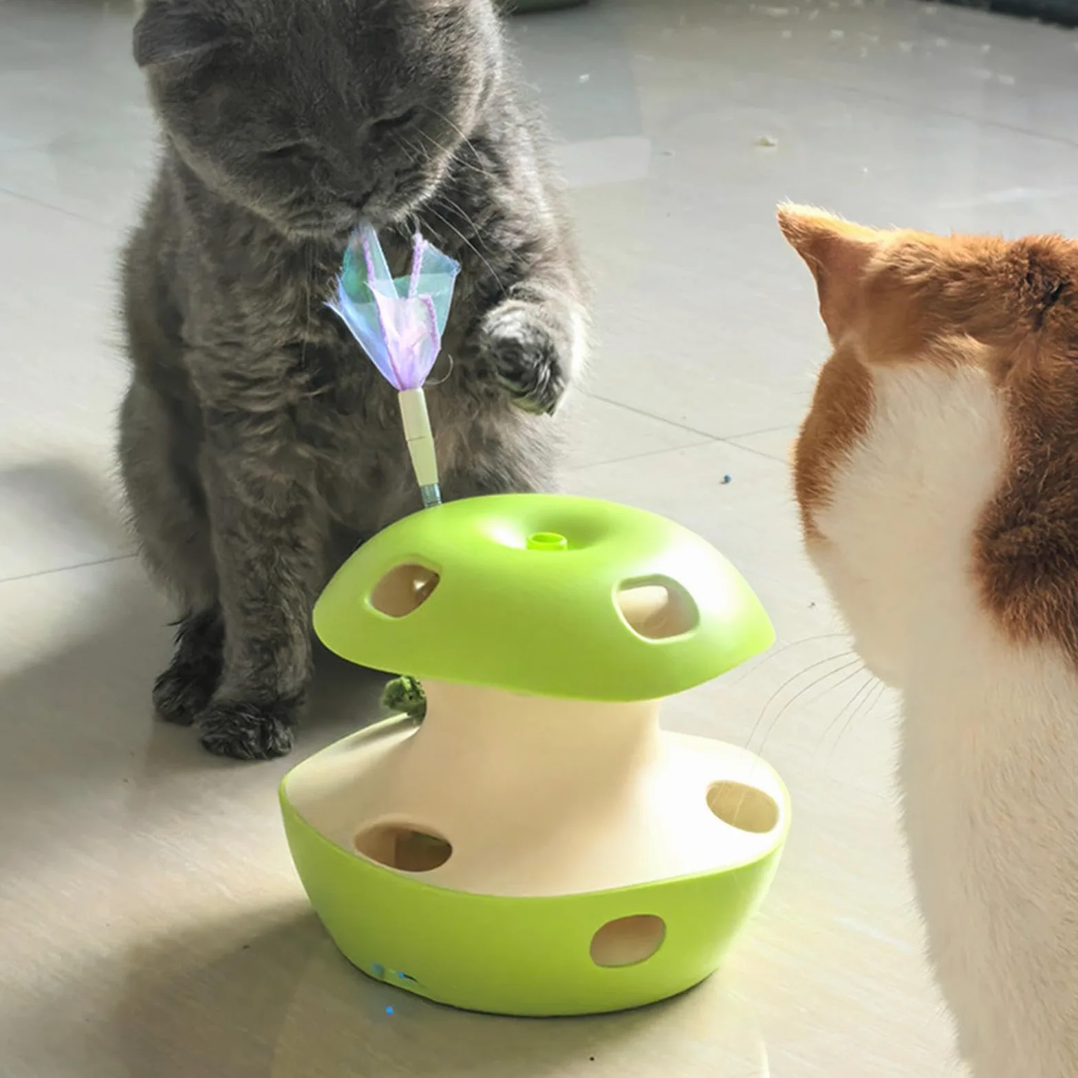 Giocattolo Puzzle per Gatti Giocattolo Enigmistico Interattivo per Gatti | Stimolazione Mentale Animali Domestici per Esercizio Indoor, dallo Stress, Intrattenimento e