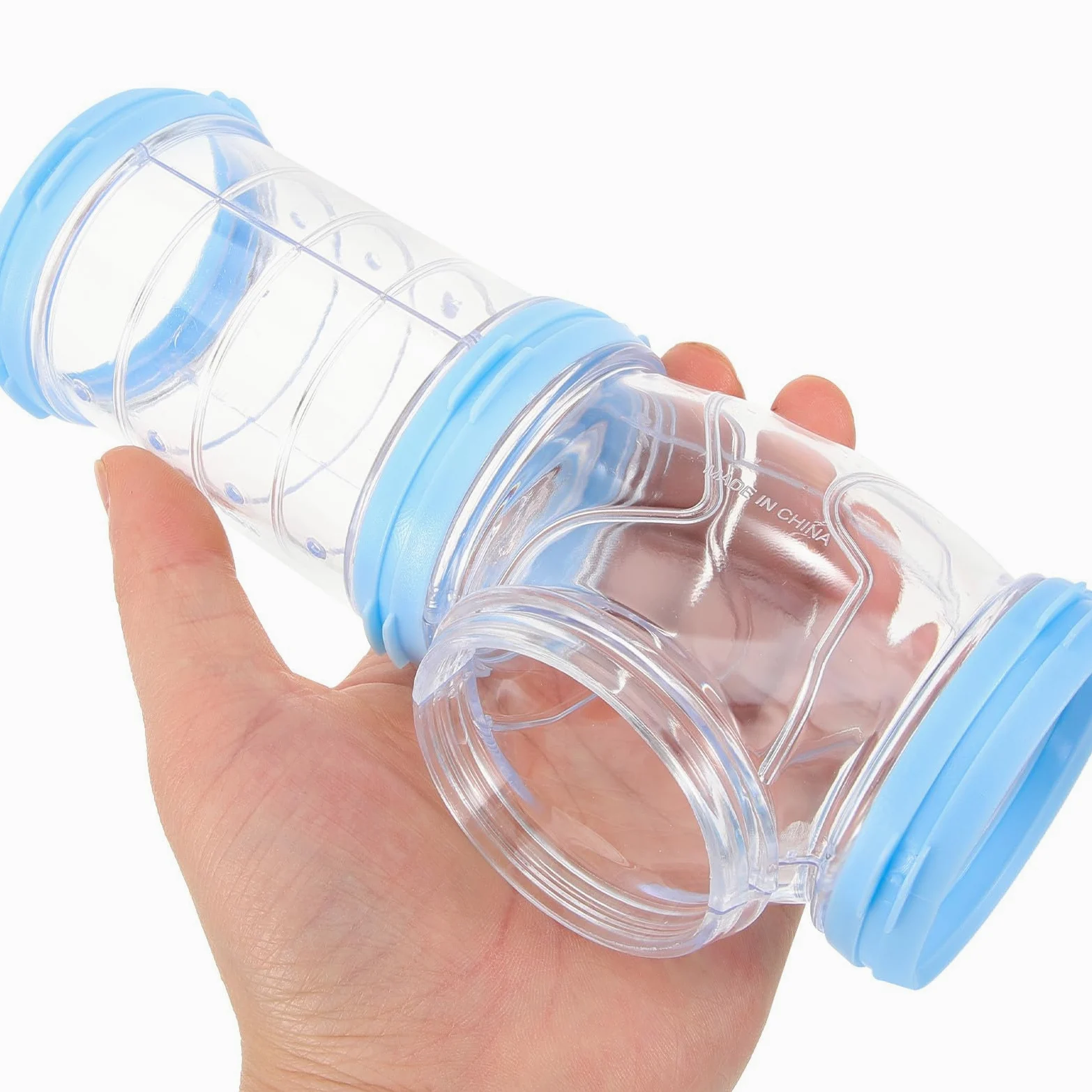 Tunnel Tubo per Criceto in Plastica per Gabbia, 2 Set | Connessione Diy, Accessori per Habitat e Area Gioco, Adatto a Criceti e Porcellini D'india