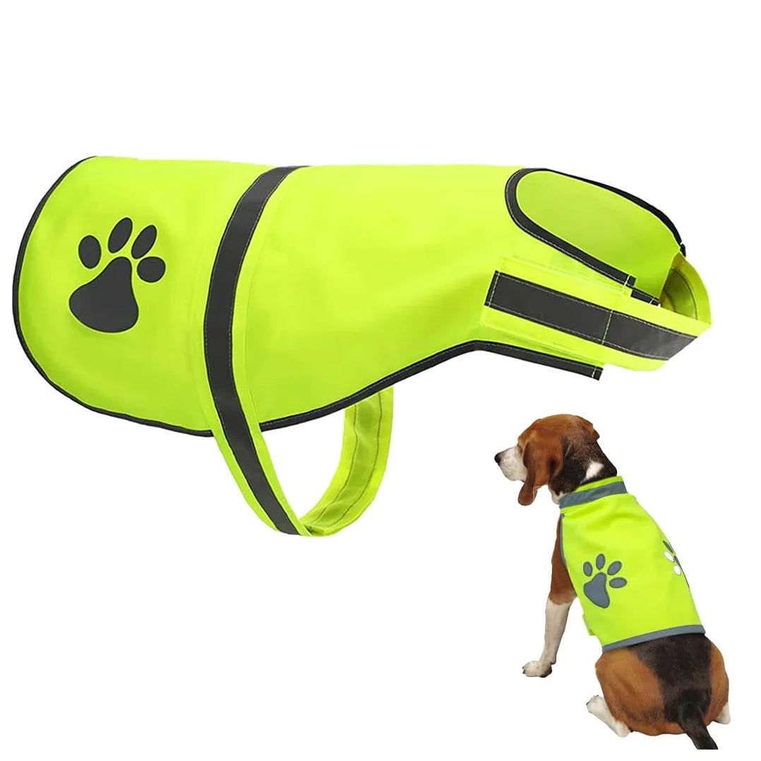 Giubbotti di sicurezza per cani Giubbotto di sicurezza riflettente per cani, alta visibilità notturna, impermeabile, leggero, comodo (taglia M)