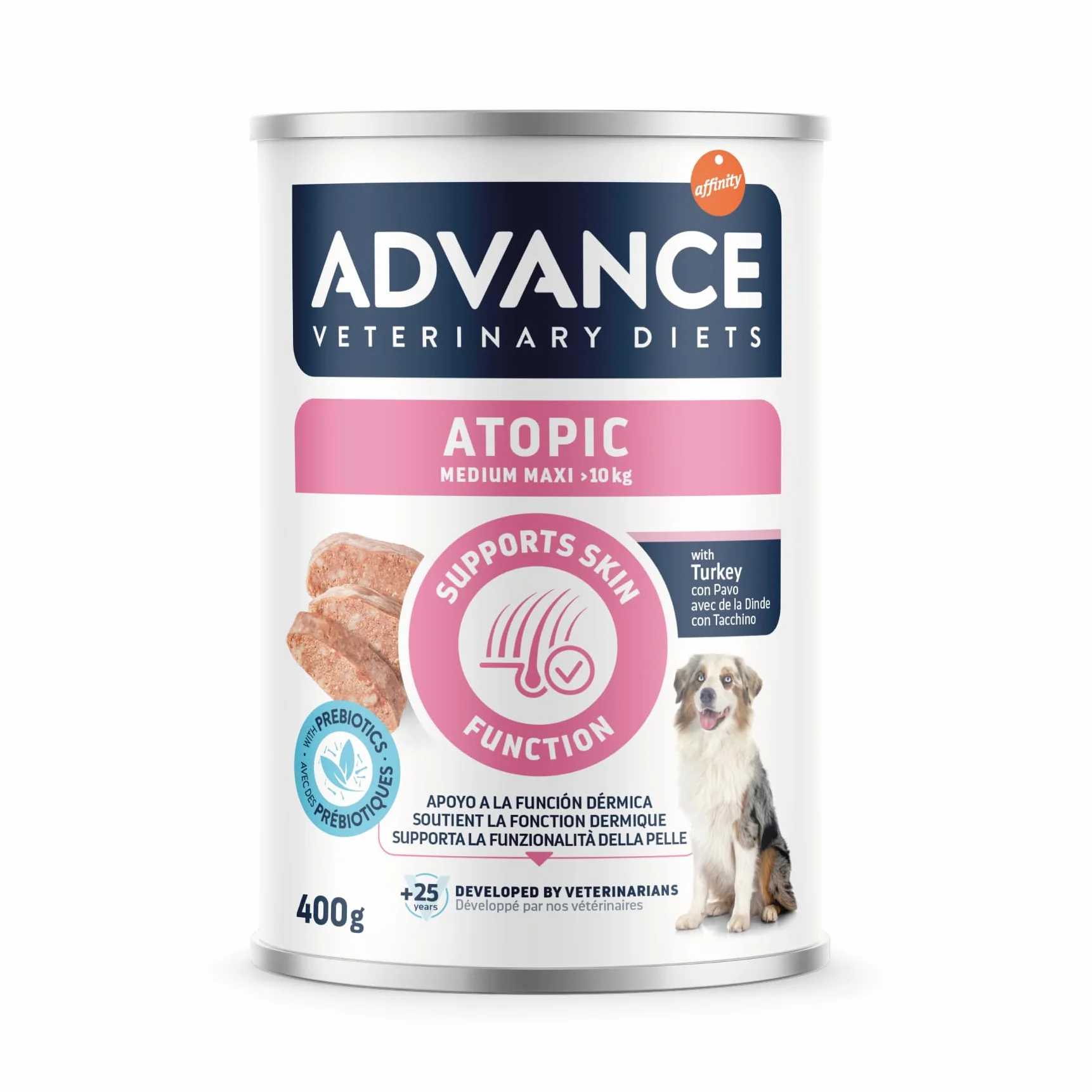 Advance Diets Cibo Umido per Cani - Atopic - 6 scatolette da 400g