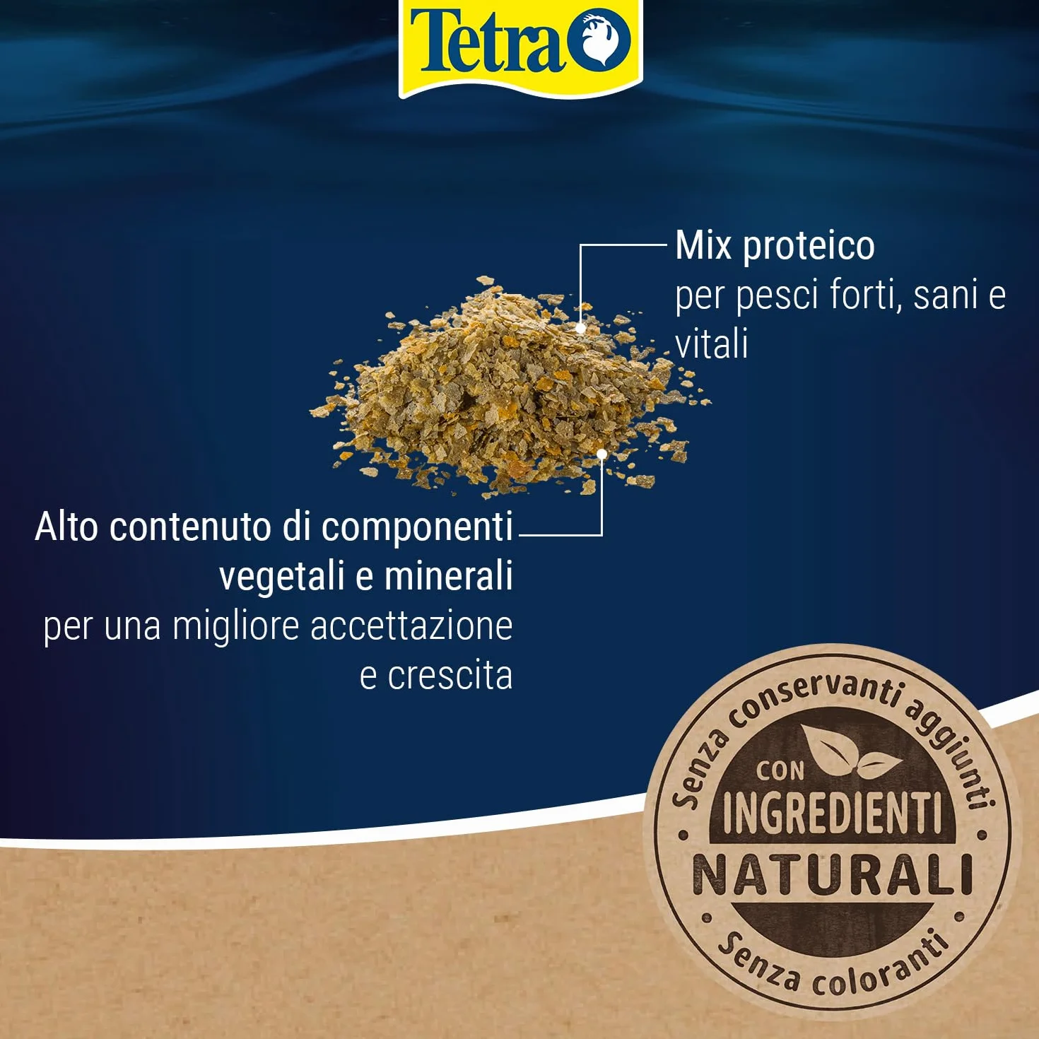Tetra Guppy Mini Flakes - Mangime per Tutti i Guppy, mangime in Scaglie Fini per Una Dieta equilibrata e Ricca di nutrienti, lattina da 250 ml