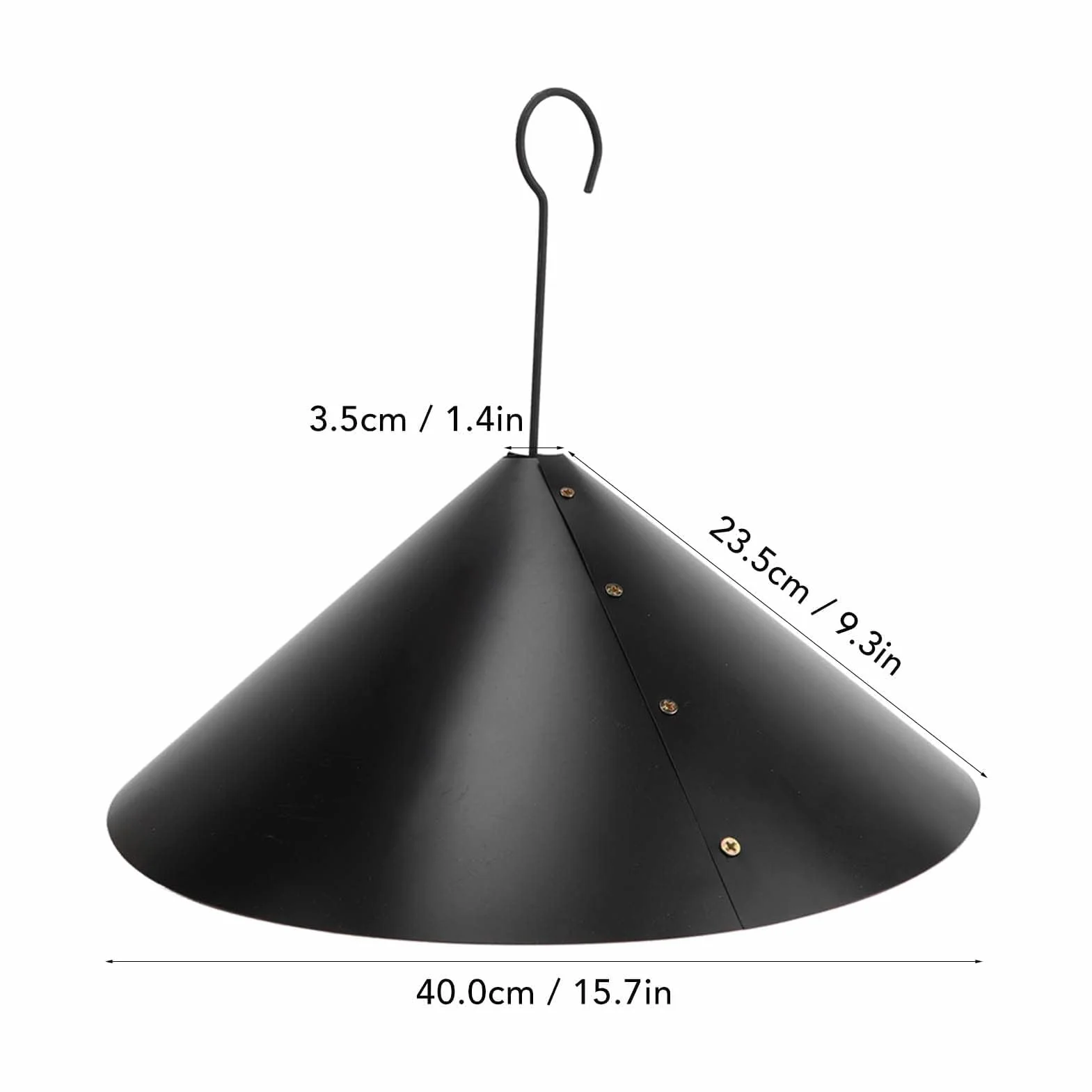 2Pcs Flapper per scoiattoli, deflettore universale a prova di scoiattolo, protezione per mangimi per uccelli e casette per uccelli, deflettore per scoiattolo avvolgente unico Stile a vite (materiale