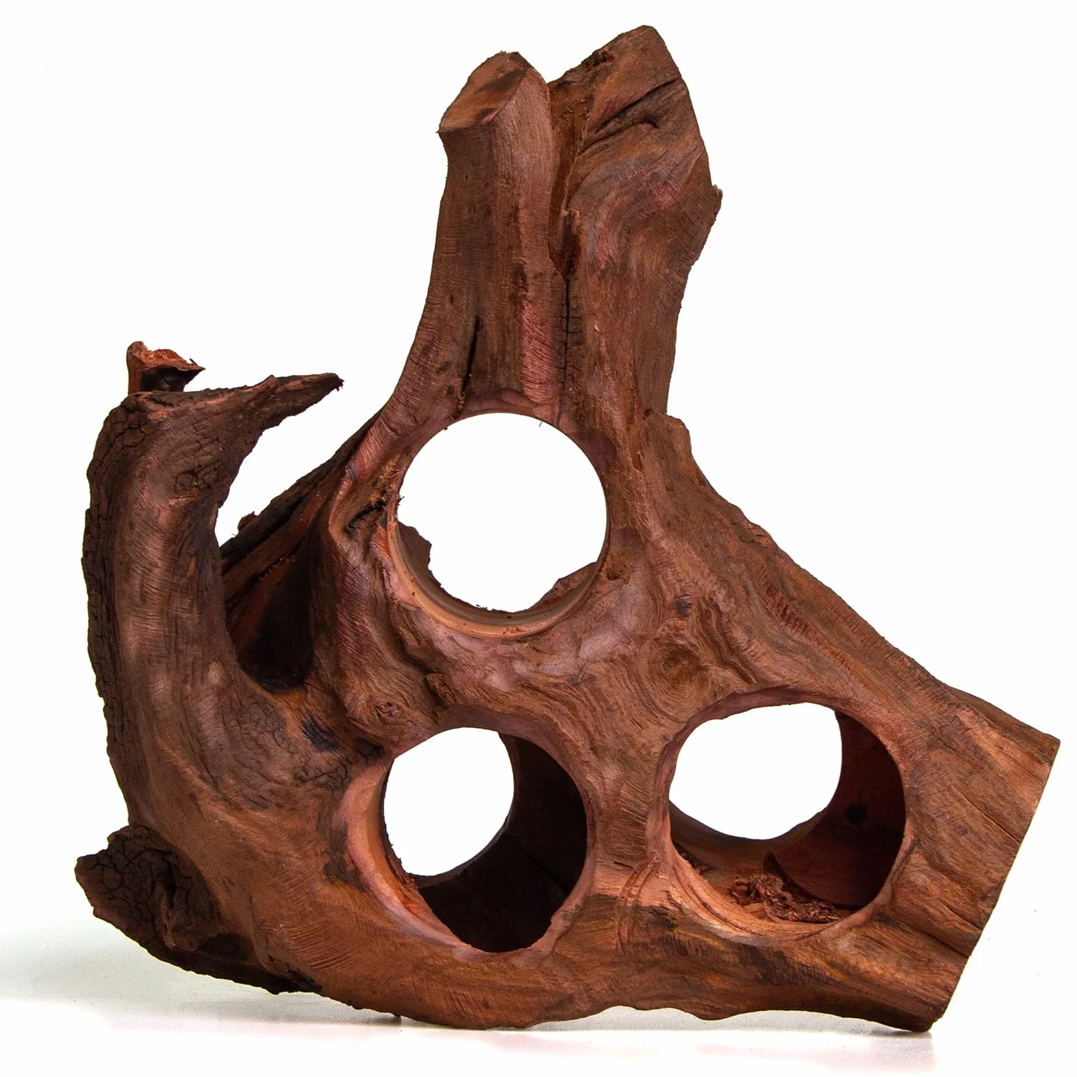 emours - Rami naturali porosi per acquario, rami di driftwood per paesaggio acquatico con fori, gallerie e nascondigli selezionati a mano, paesaggio acquatico, decorazione per terrario per rettili