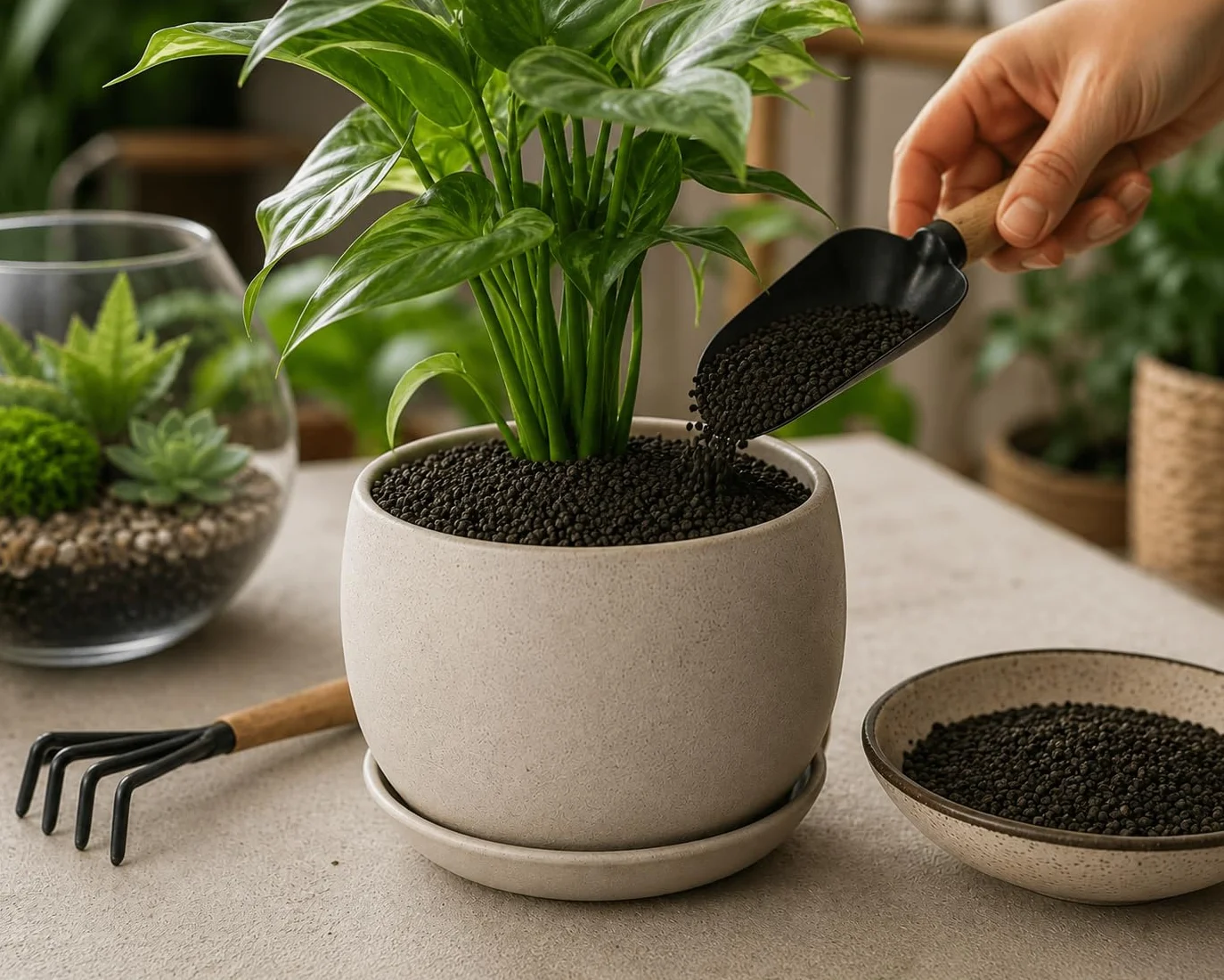 Valoak Sabbia Silicea 5 kg – Graniglia Quarzifera per Piante, Orto e Acquari | Drenaggio e Supporto Vasi | Fondo Acquario Naturale | Materiale Inerte | Made in Italy (0,5-3mm)