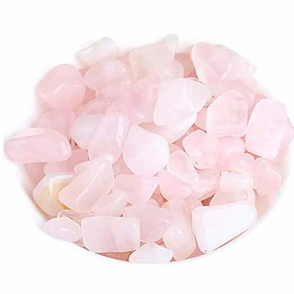 Ciottoli decorativi per acquario mini giardino per micro paesaggio, granuli di ghiaia fiume passerella abbellimento rosa, 200 g