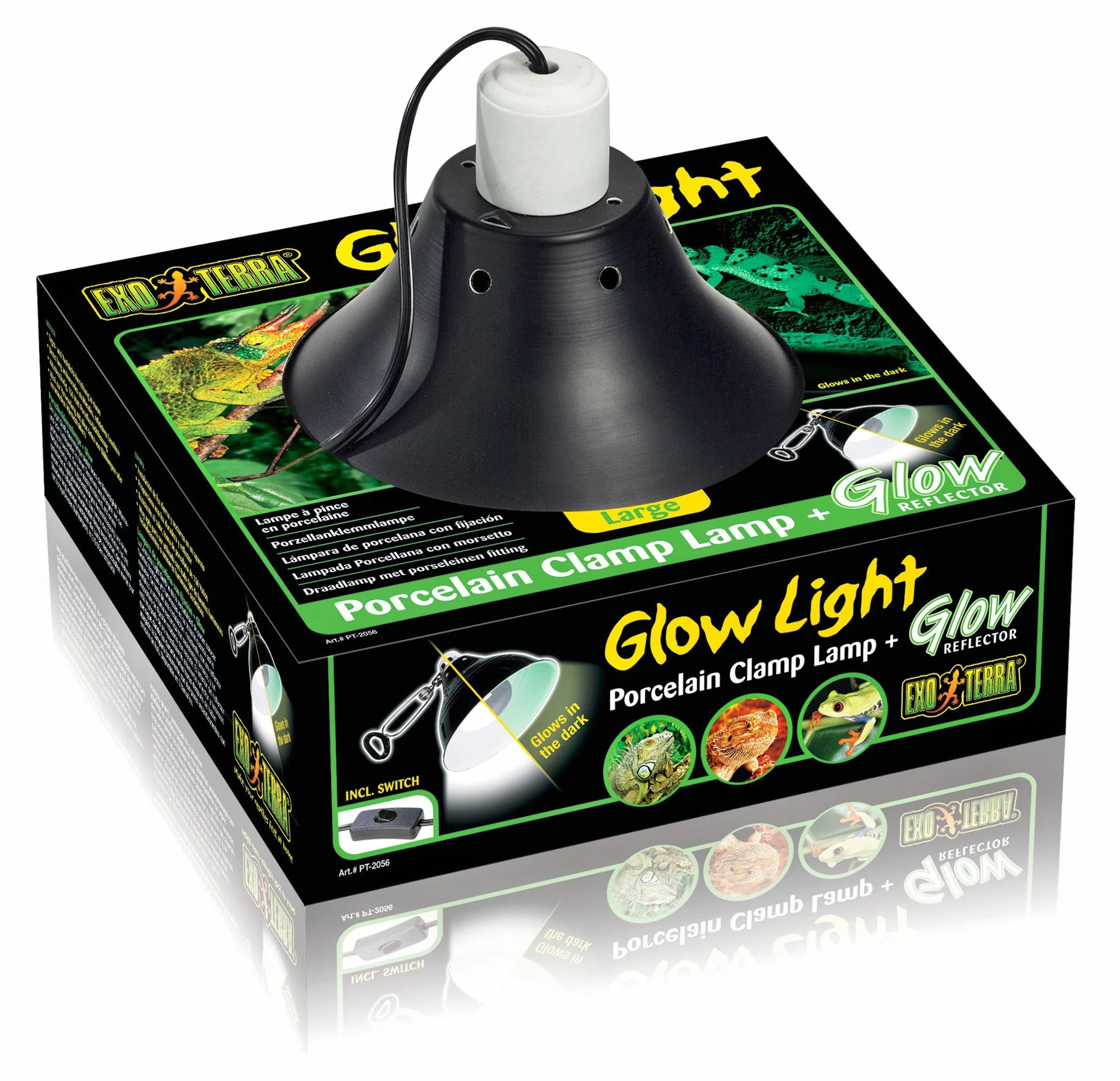 Askoll 281582 portalampada con riflettore in porcellana Glow Light Large 25 c, L
