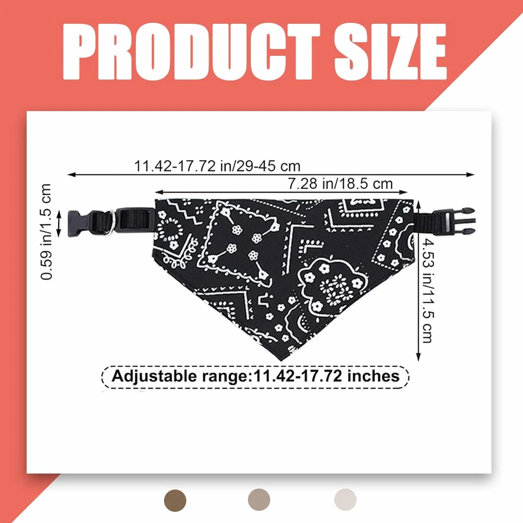Regolabile Bandana Triangolo per Animali Domestici, Bandana Cane Sciarpa, Accessori per Cane Gatto