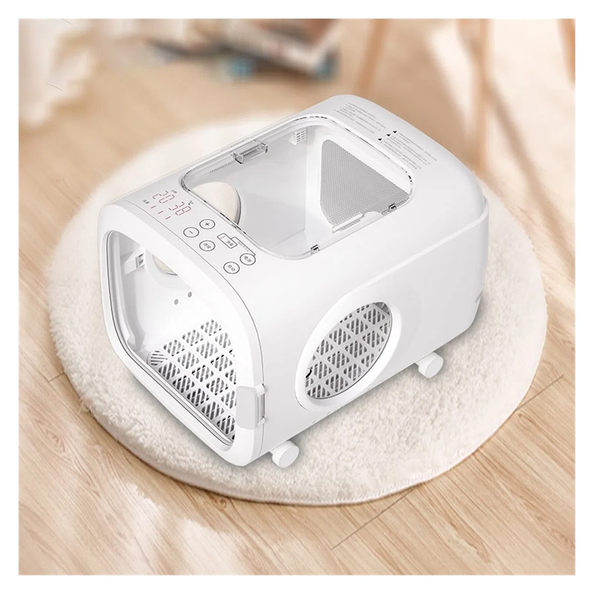 Essiccatore per animali domestici Scatola di asciugatura intelligente for animali domestici che soffia acqua macchina for l'asciugatura automatica del cane for l'asciugatura silenziosa dell'animale do