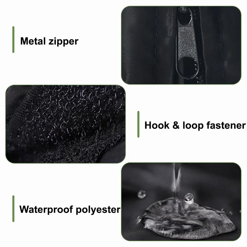 Copertura per Gabbia da Uccelli Inverno, Coperture per Gabbie da Pappagalli Impermeabile Traspirante con Cerniera e Chiusura Autoadesiva per Uccello, Pappagallo, Parrocchetti, Ara, Inseparabili