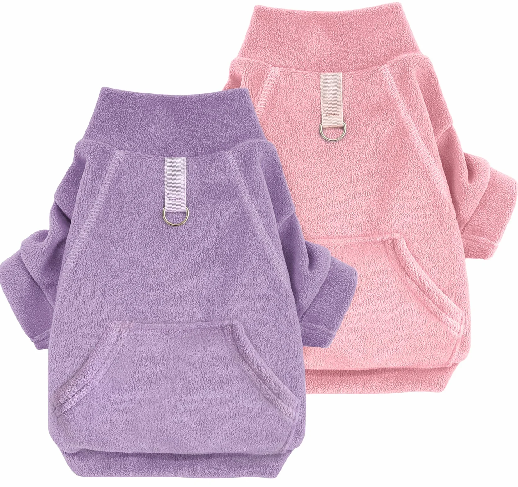 Cane Con Cappuccio Cani Cappotti Caldi Cotone Felpe Abbigliamento per cani con Tasca Cucciolo Pullover Cane Jumpsuit per Cani