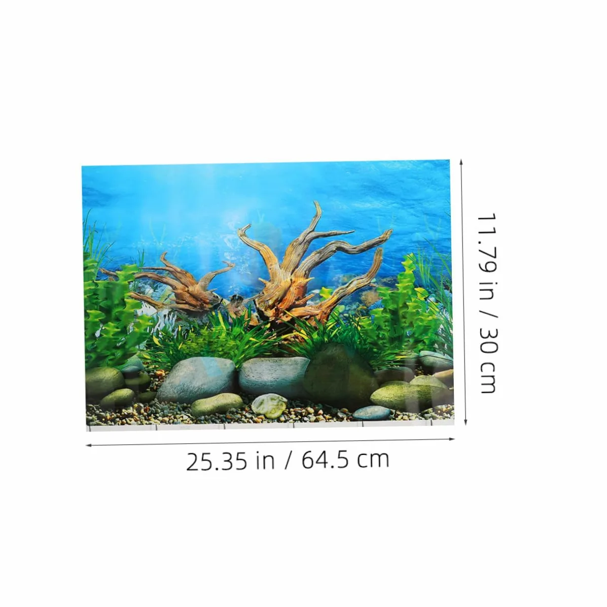 UPKOCH 4 Pezzi Sfondo del Serbatoio del Pesce Acquario sotto Lo Sfondo dell'Oceano sfondi pianta Decorazione del Fondo del carro Armato di Pesci Decalcomania di Sfondo Acquario Vinile