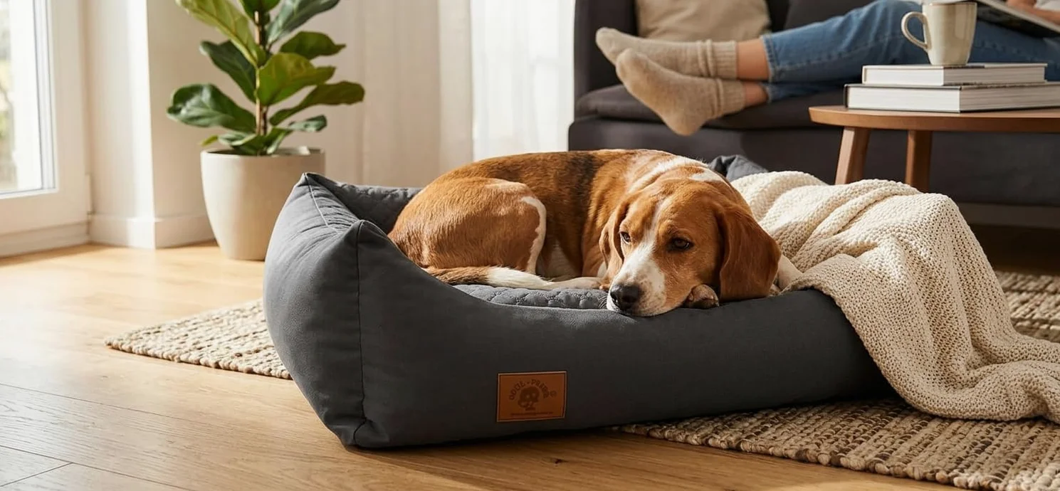Odolplusz - Cuccia per cani XXL, cuscino per cani, divano per cani con cuscino reversibile (dimensioni e colore a scelta)