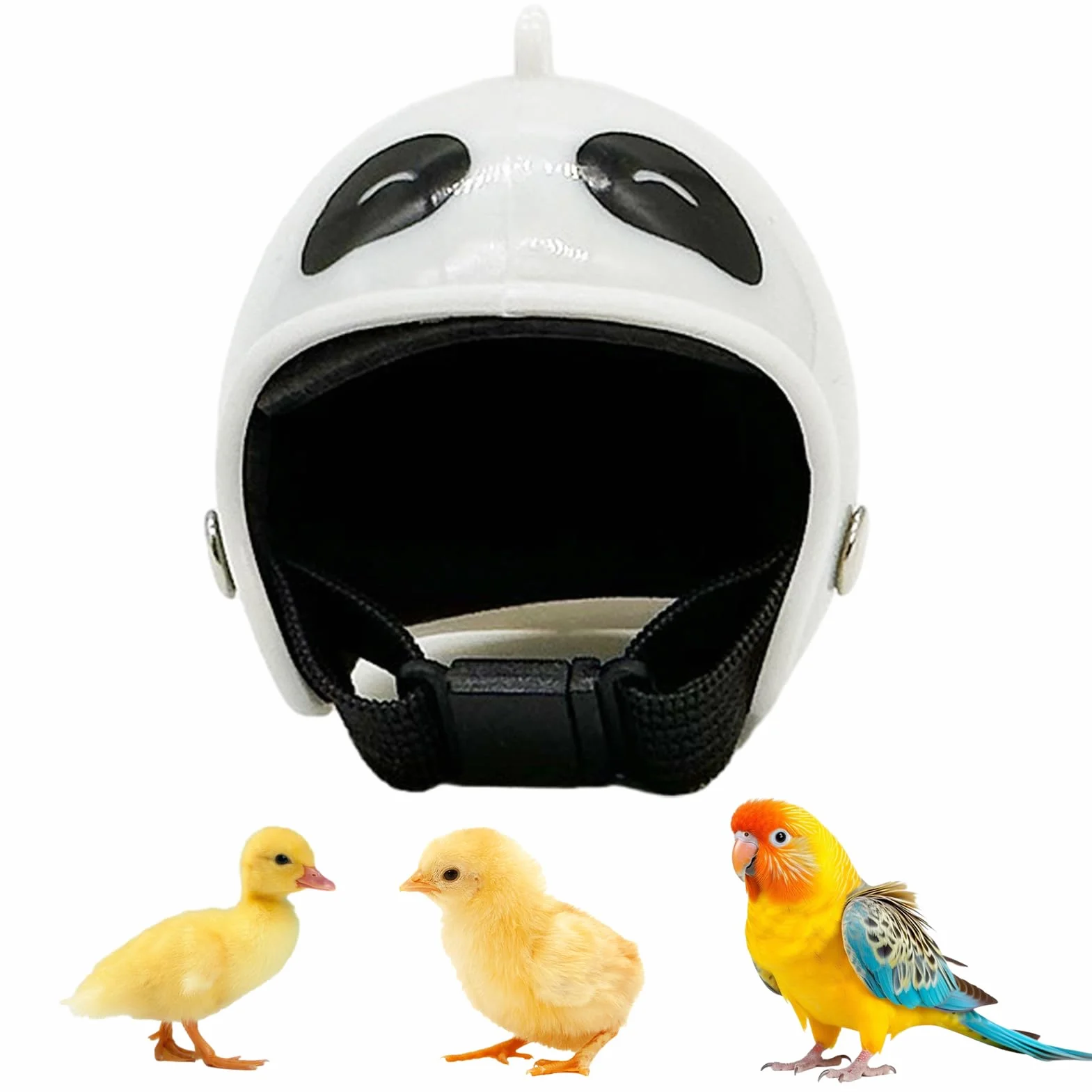 Cappelli di pollo, Cappello di gallina | Cappelli di protezione per uccelli di gallina - Cappelli di Pollo di Sicurezza Regolabili, Protezione Testa Giocattolo di Uccello