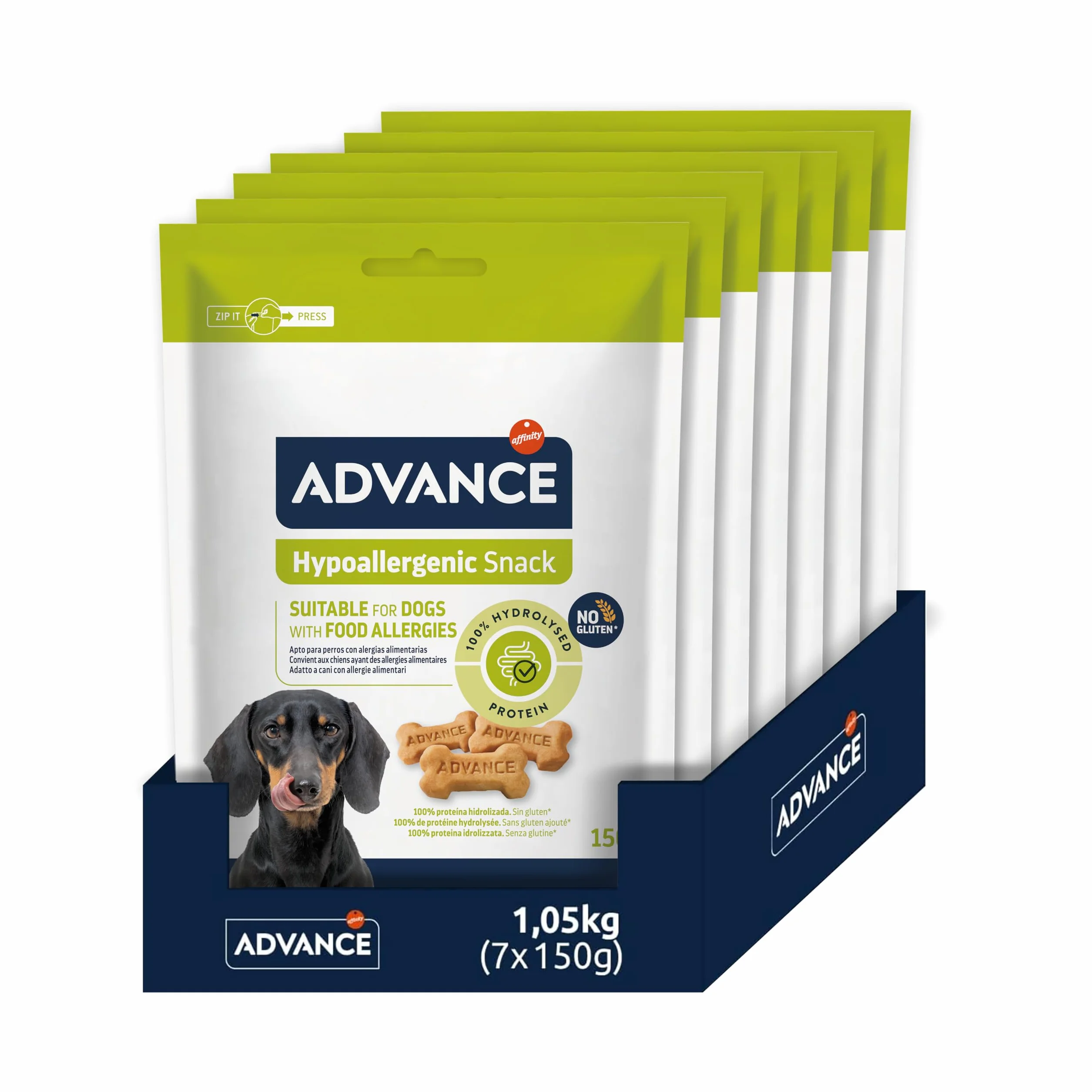 ADVANCE - Snack, 7 confezioni da 150 g
