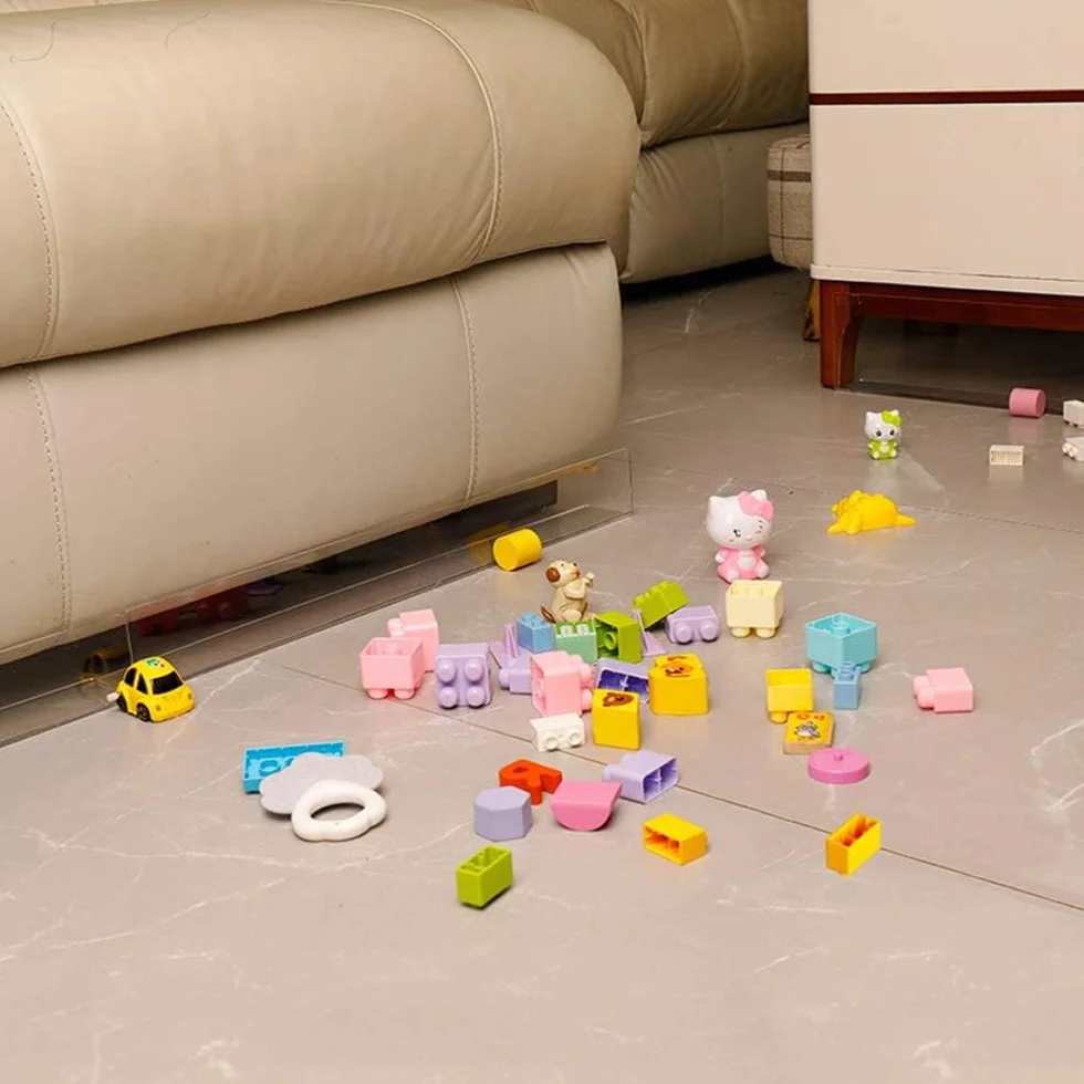 Ciskotu Giocattolo Deflettore PVC Recinzione per Animali in Fondo al Divano e Letto, 8 Pezzi