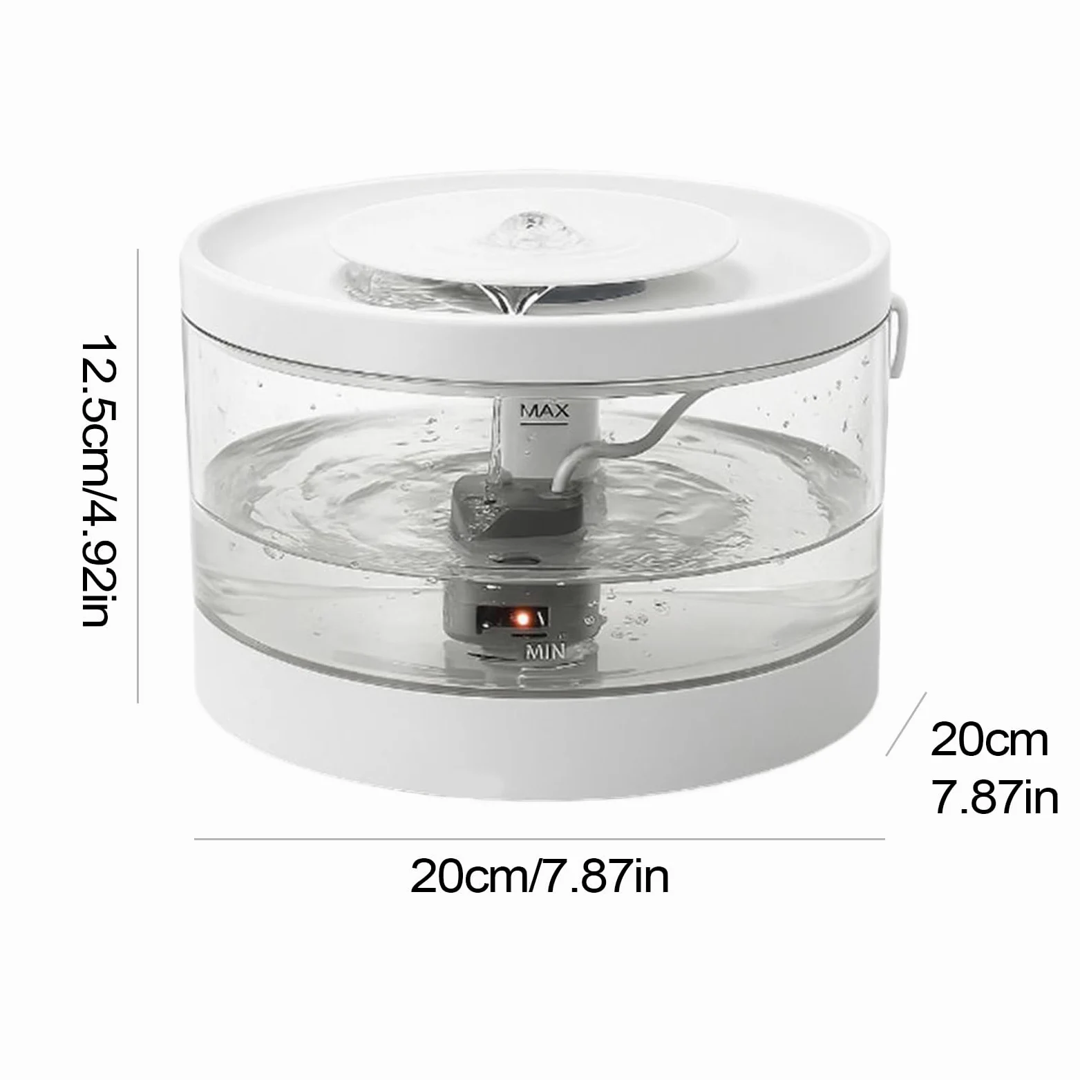 Cat Water Dispenser,Intelligente e Silenziosa con Filtro per Gatti,Erogatore d'acqua automatico per gattini | per Cani Gattini Cuccioli da Interno Casa Soggiorno Angolo