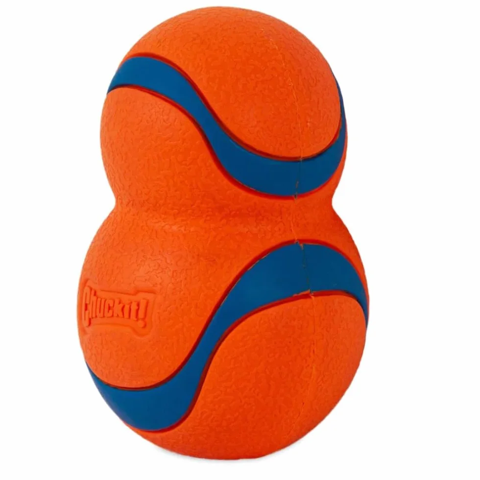 Chuckit! - Ultra Tumbler - Giocattolo da inseguimento per cani - Fusione di 2 Ultra Balls, 1 media e 1 grande - Giocattolo robusto e versatile - Taglia unica - Diametro di 6 e 7,5 cm