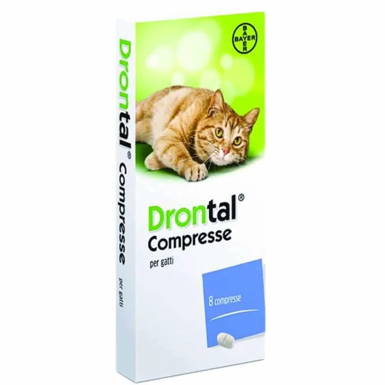 Drontal Bayer Vermifugo antiparassitario per Gatto (8 CPR) – Combatte i parassiti intestinali