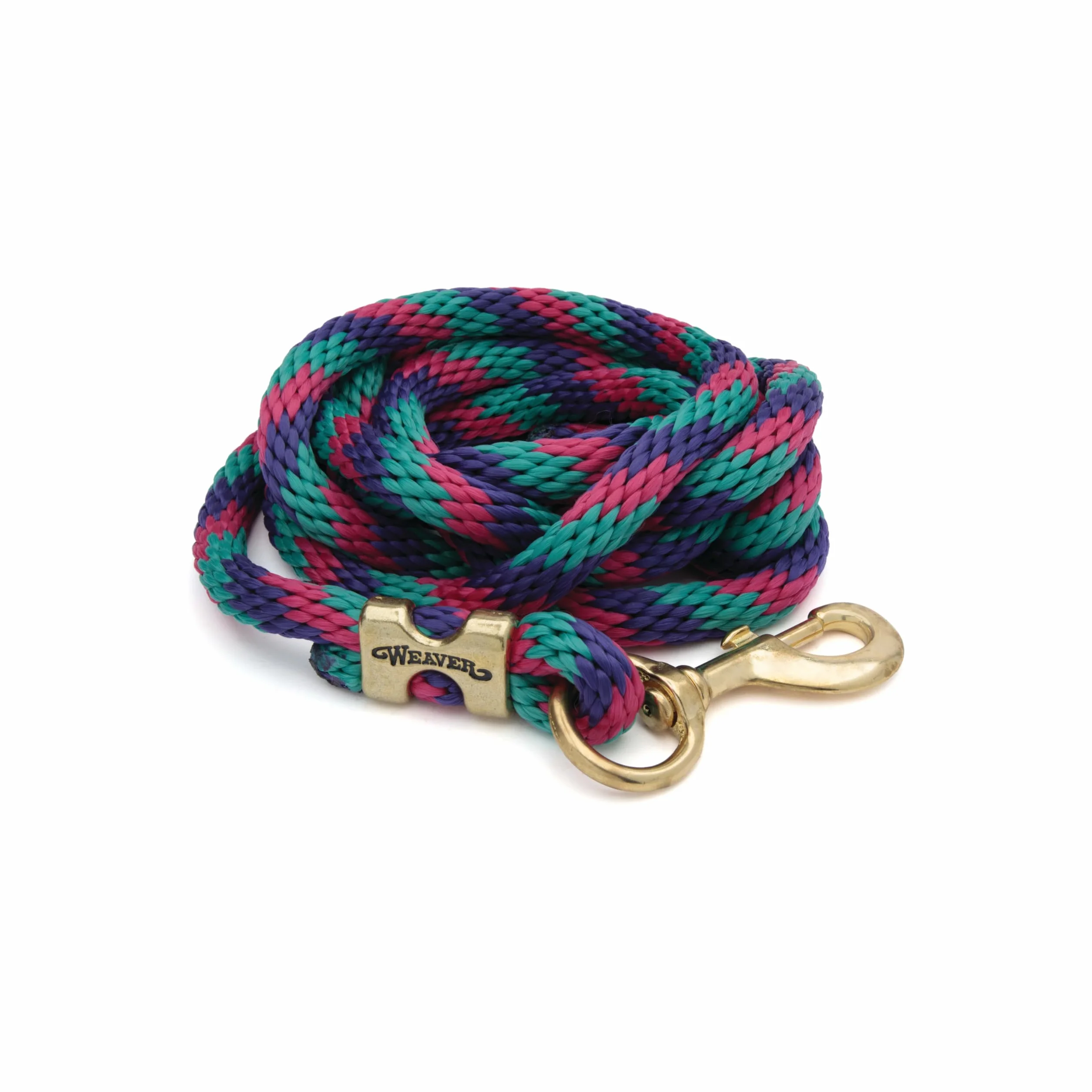 Weaver Leather Poly Lead Rope with a Solid Brass 225 Snap