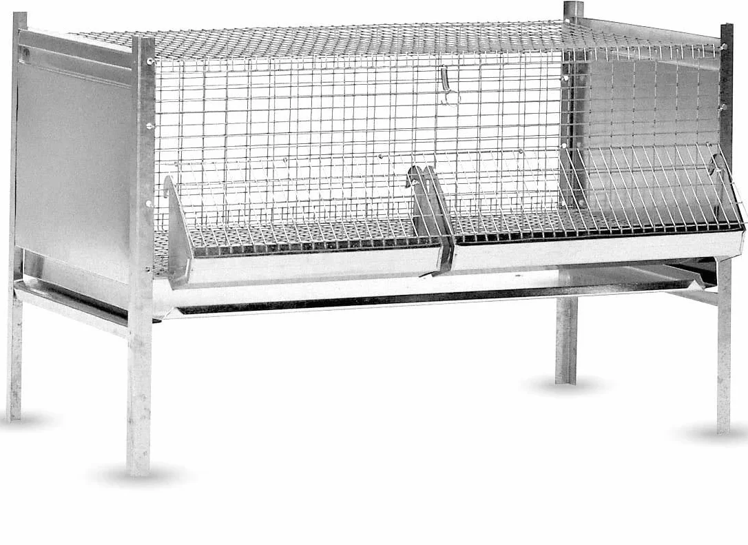 Gabbia Smontabile Per Pulcini Polli Antitopo Con Mangiatoia E Abbeveratoio