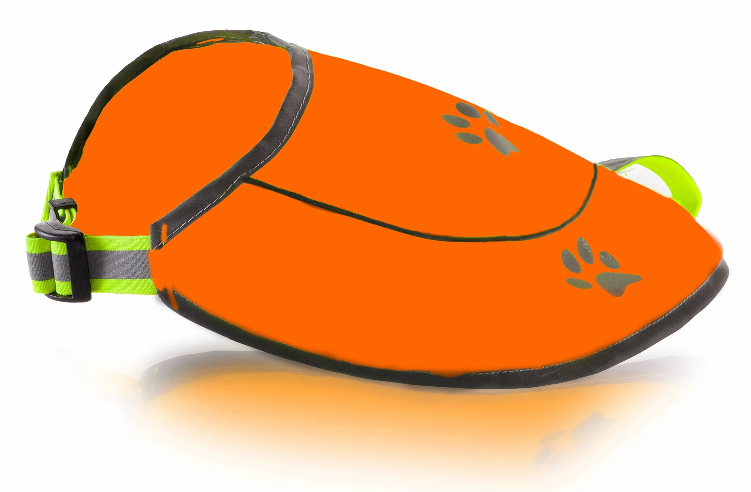 Gilet riflettente per cani, comoda giacca di sicurezza per caccia, ad alta visibilità per cani, con cinghie elastiche e chiusura a fibbia, arancione, XXL