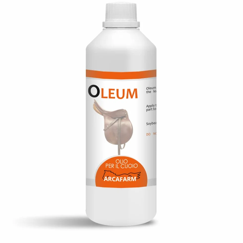 Oleum Olio rigenera pelle e cuoio 0.5 lt per calzature, stivali, selle, borse