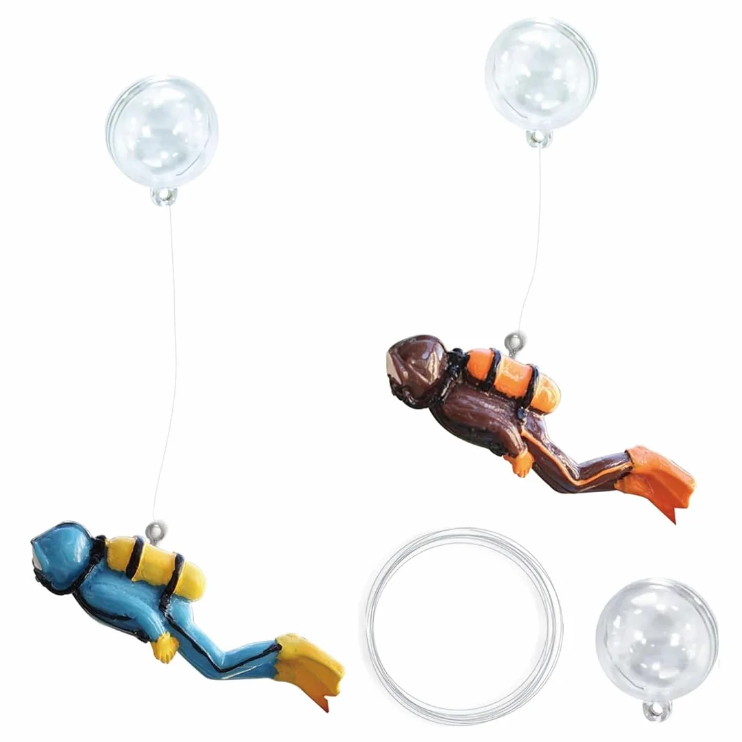 Decorazioni per Acquario 2 Pezzi Subacquei Galleggianti Accessori Acquari