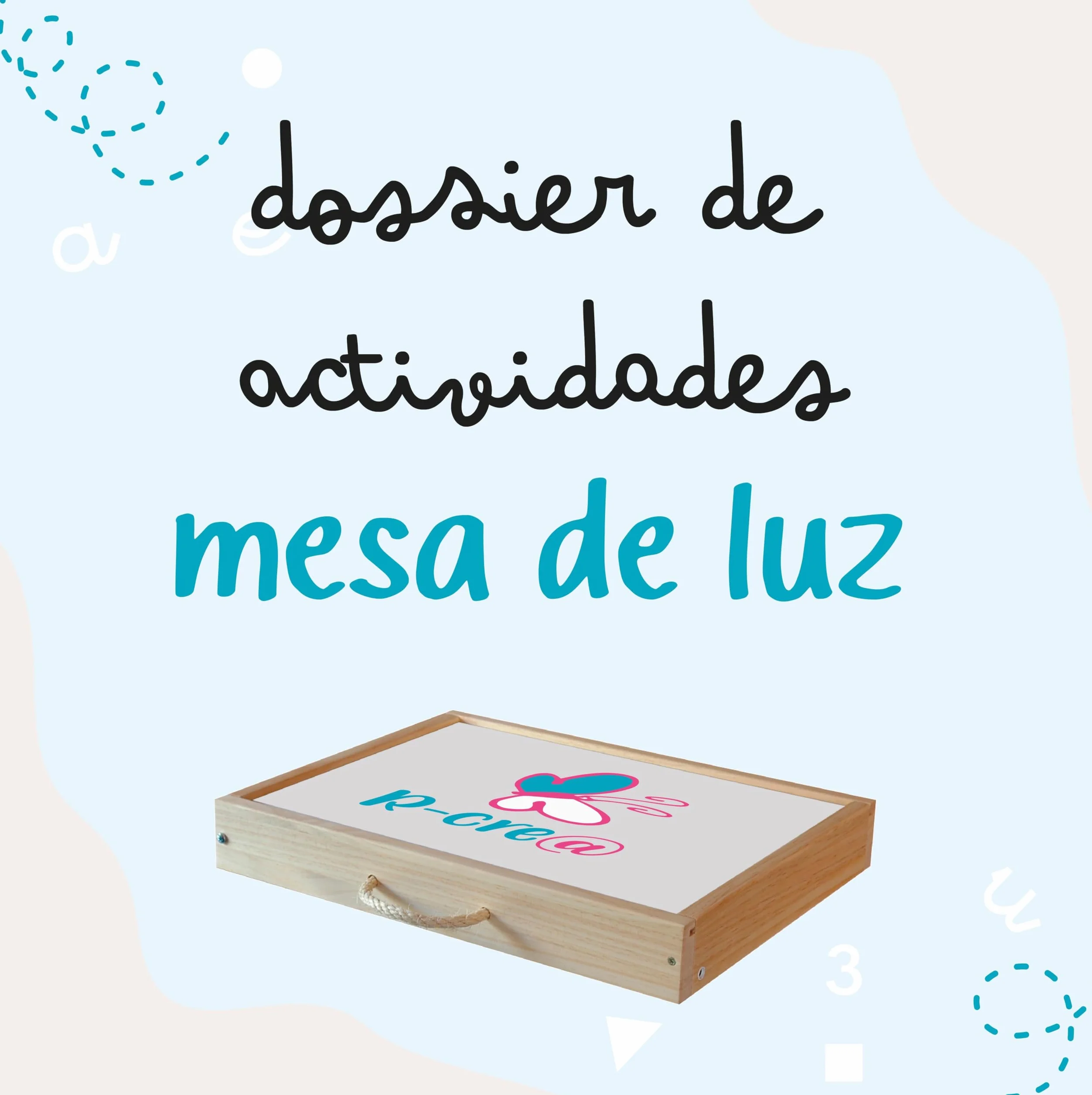 Mesa de Luz Montessori Personalizable Tavolo Luminoso con Manuale di attività Certificato CE Scatola Sensoriale per Bambini