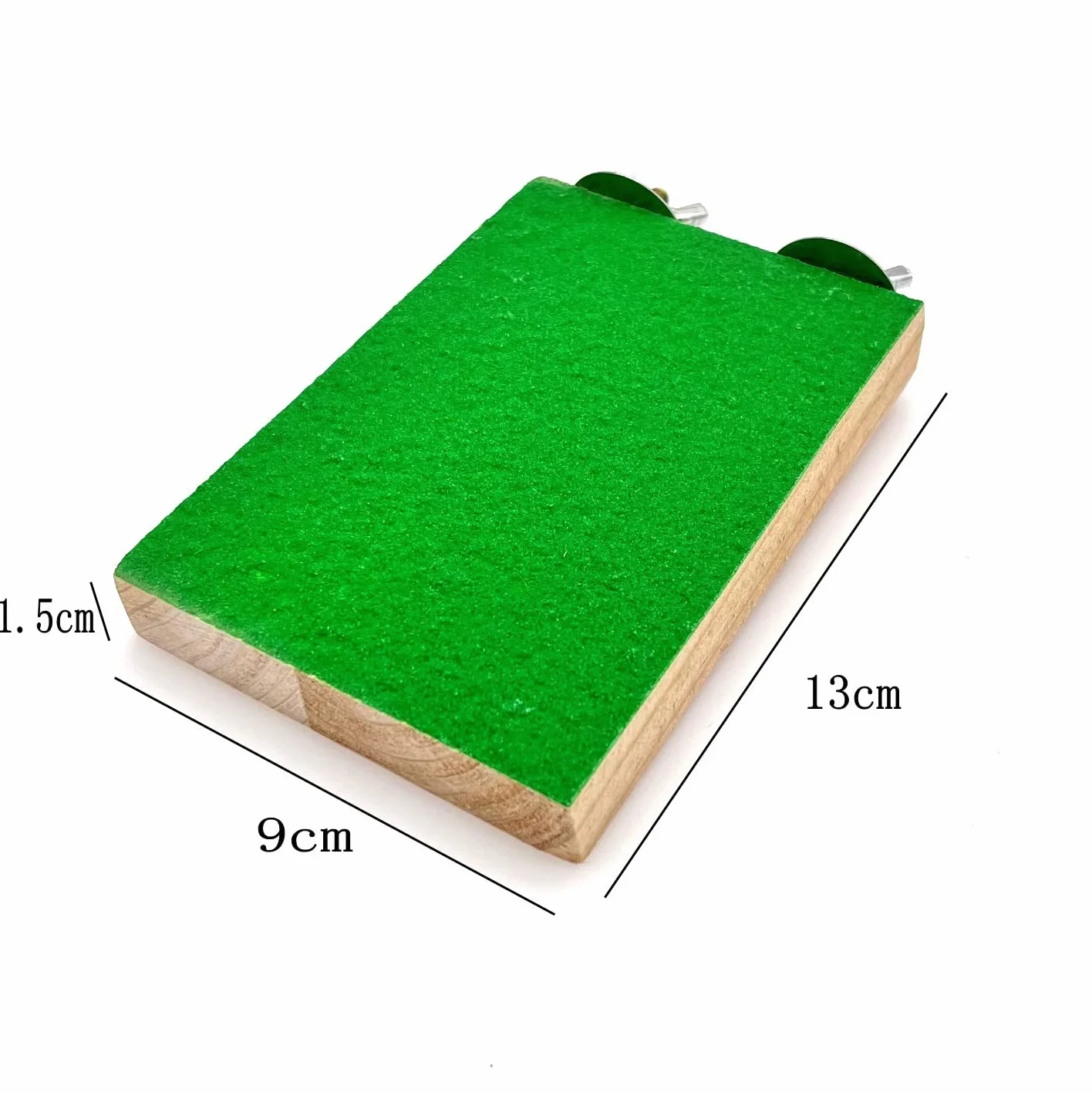 JZK Verde trespolo legno piatto per pappagalli, piattaforma pappagallo, posatoio limaunghie per pappagallino, canarini, calopsitte, piccioncini, criceti, gabbietta giocattolo per uccellini
