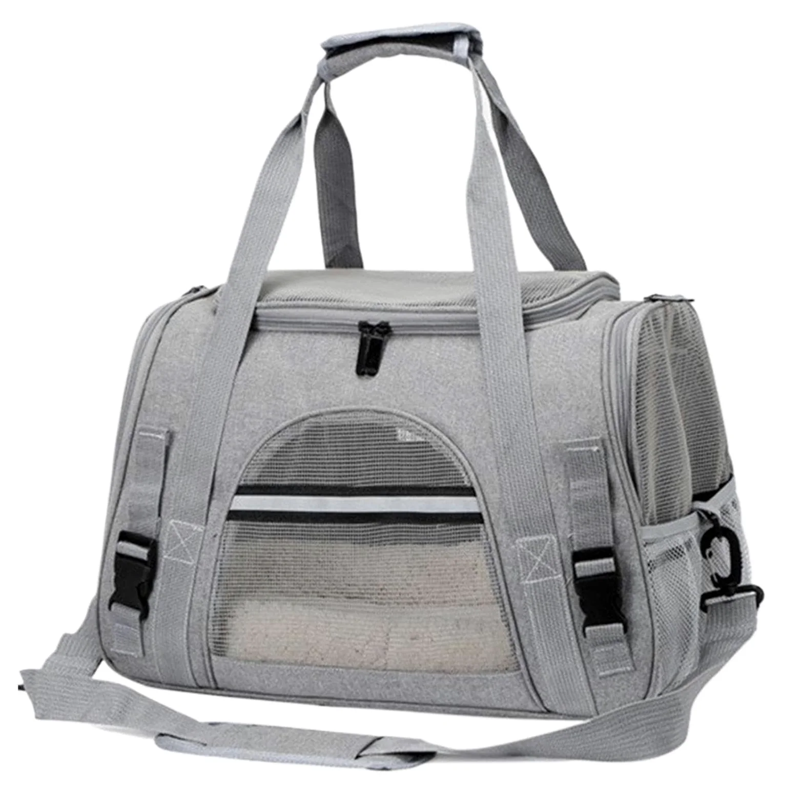 Borsa Trasportino Per Gatti Morbido e Pieghevole per Animali | Trasportino A Spalla da Cuccioli Per Viaggi Vacanze Passeggiate Escursioni Viaggi Uscite Fuori Porta Campeggio Picnic