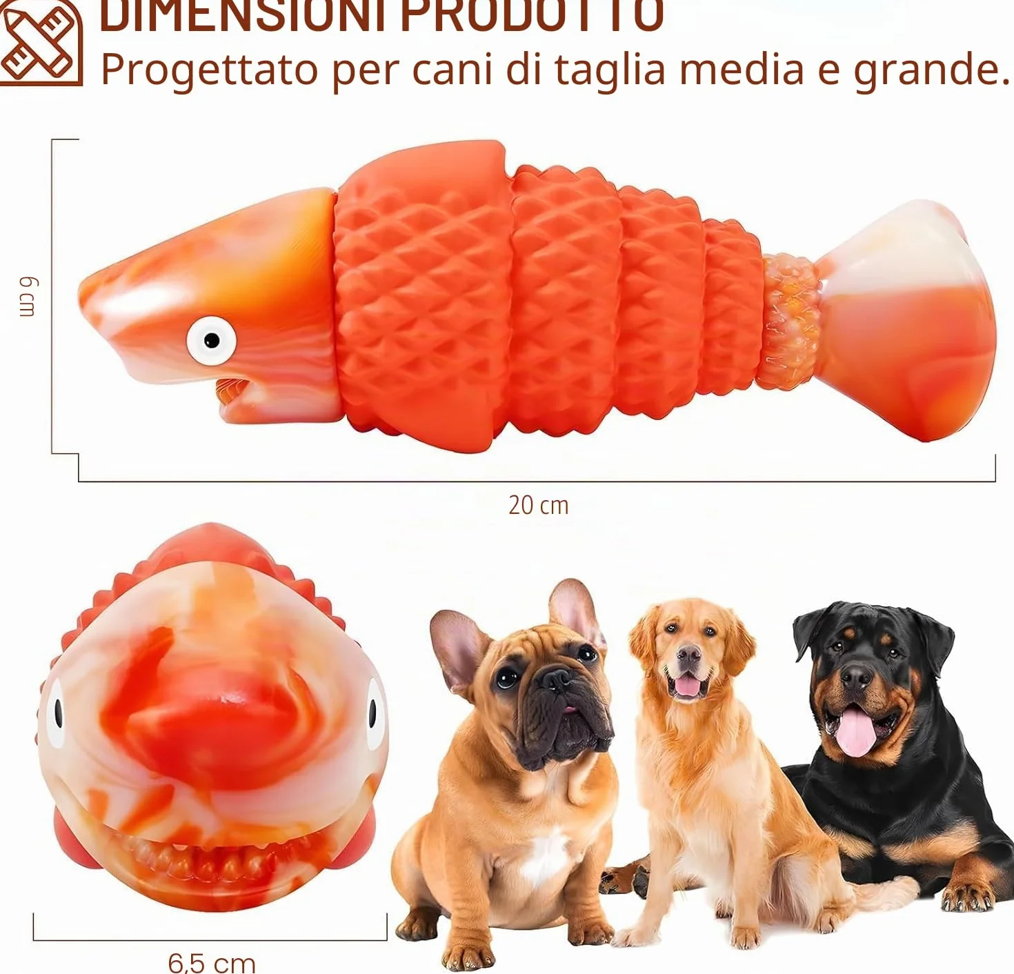WinTour Giochi per Cani Indistruttibili, Giochi Interattivi per Cani Grandi, Gioco Cane Indistruttibile, Gioco per Cane Interattivo, Giocattoli Resistenti per Masticatori Aggressivi