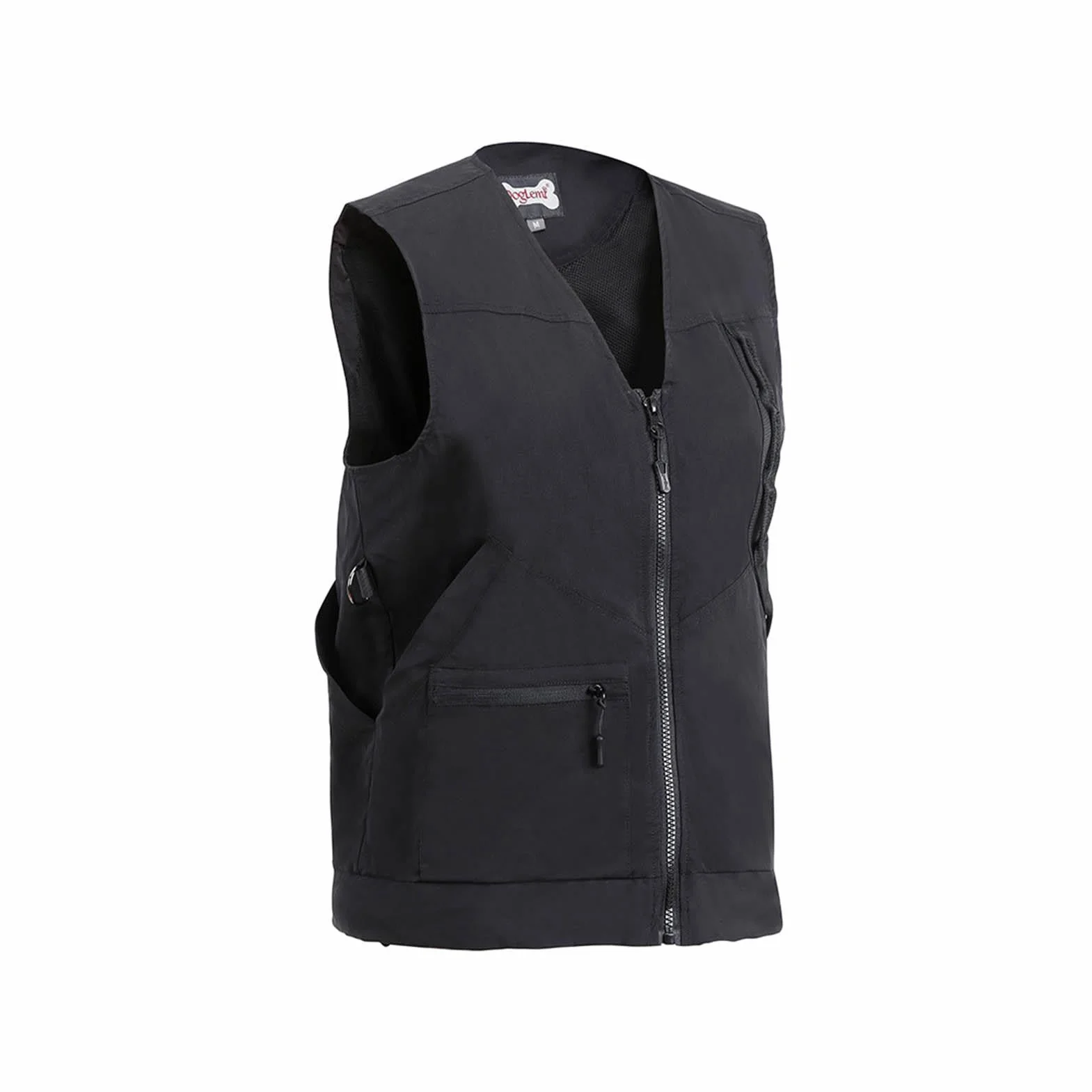 Gilet antivento da addestramento per cani, con tasche multiple, senza maniche, per viaggi, caccia, pesca