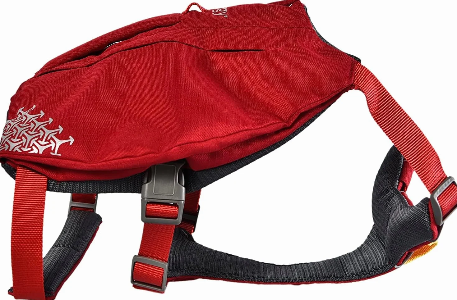 iEnergy MIC Imbracatura per cani con due borse e ideale per viaggi brevi, Imbracatura pettorale traspirante, riflettente e imbottita Imbracatura anti-trazione No Pull (XL)