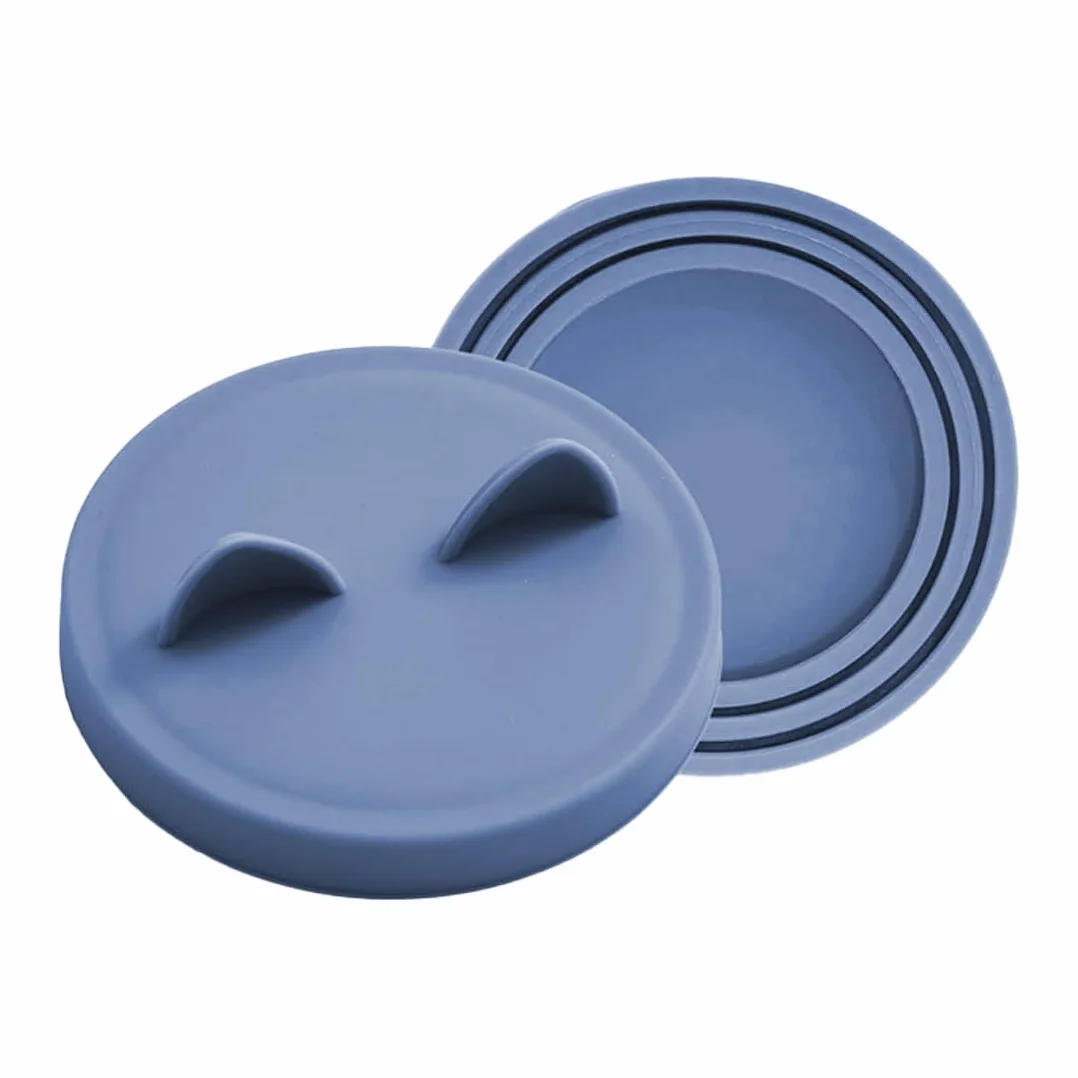 Coperchi in Silicone per Lattine di Cibo per Cani e Gatti, 2 Pezzi, Tappi per Lattine con Taglia 3 in 1, riutilizzabili, Dimensioni Universali, Coperture Silicone per lattine animali domestici